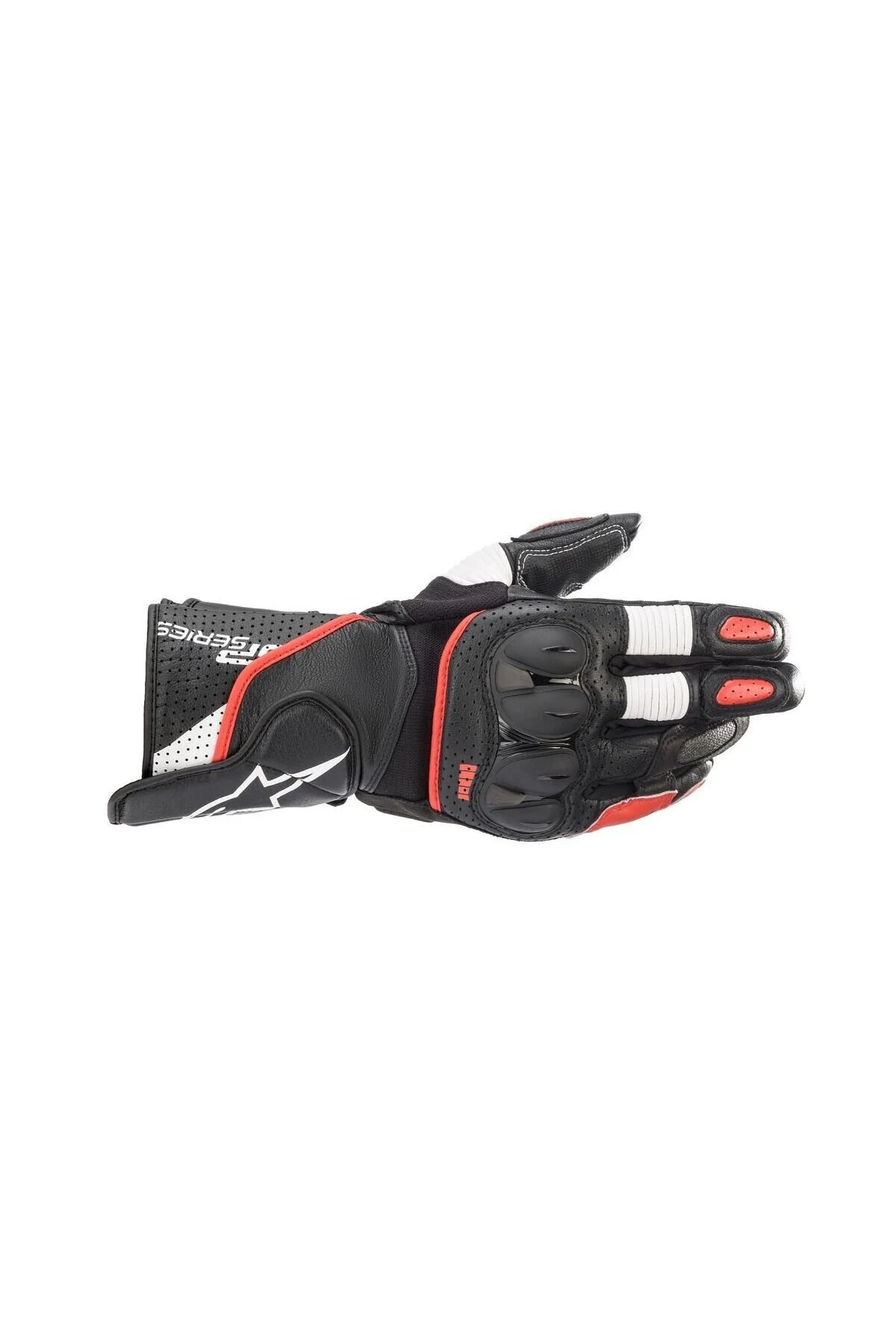 دستکش موتورسیکلت مردانه و زنانه SP 2 V3 موتور سیکلت محافظت شده سیاه سفید قرمز Alpinestars