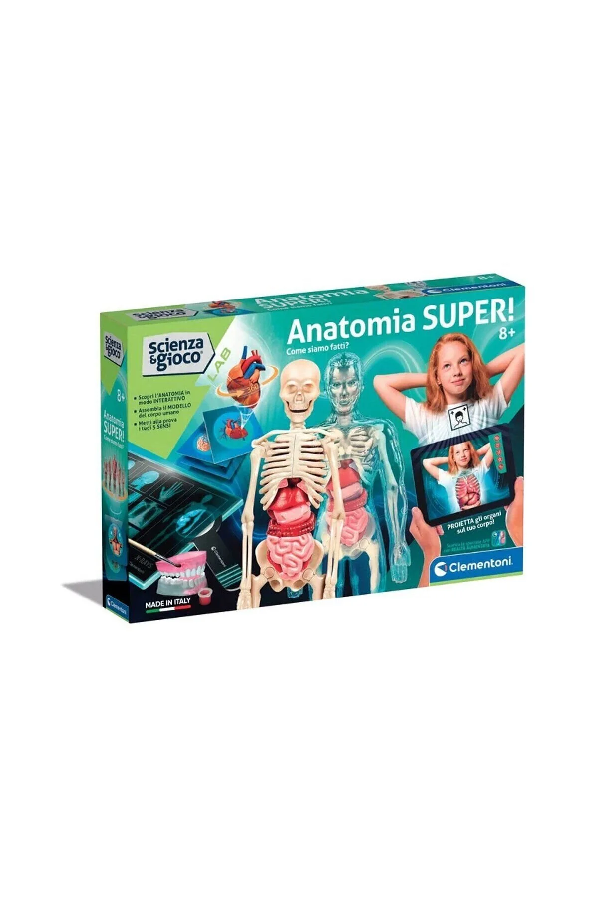 عروسک های مدل علوم اسباب بازی و SUPER ANATOMY 64474 Clementoni