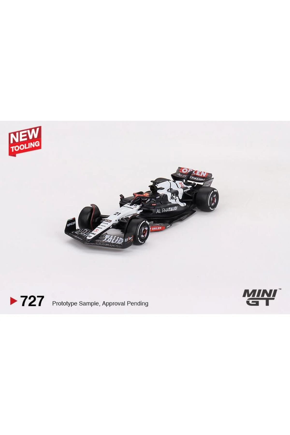 مدل خودرو ALPHATATAURI AT04 21 NYCK DE VRIES 2023 F1 GP 727 استرالیا mini gt