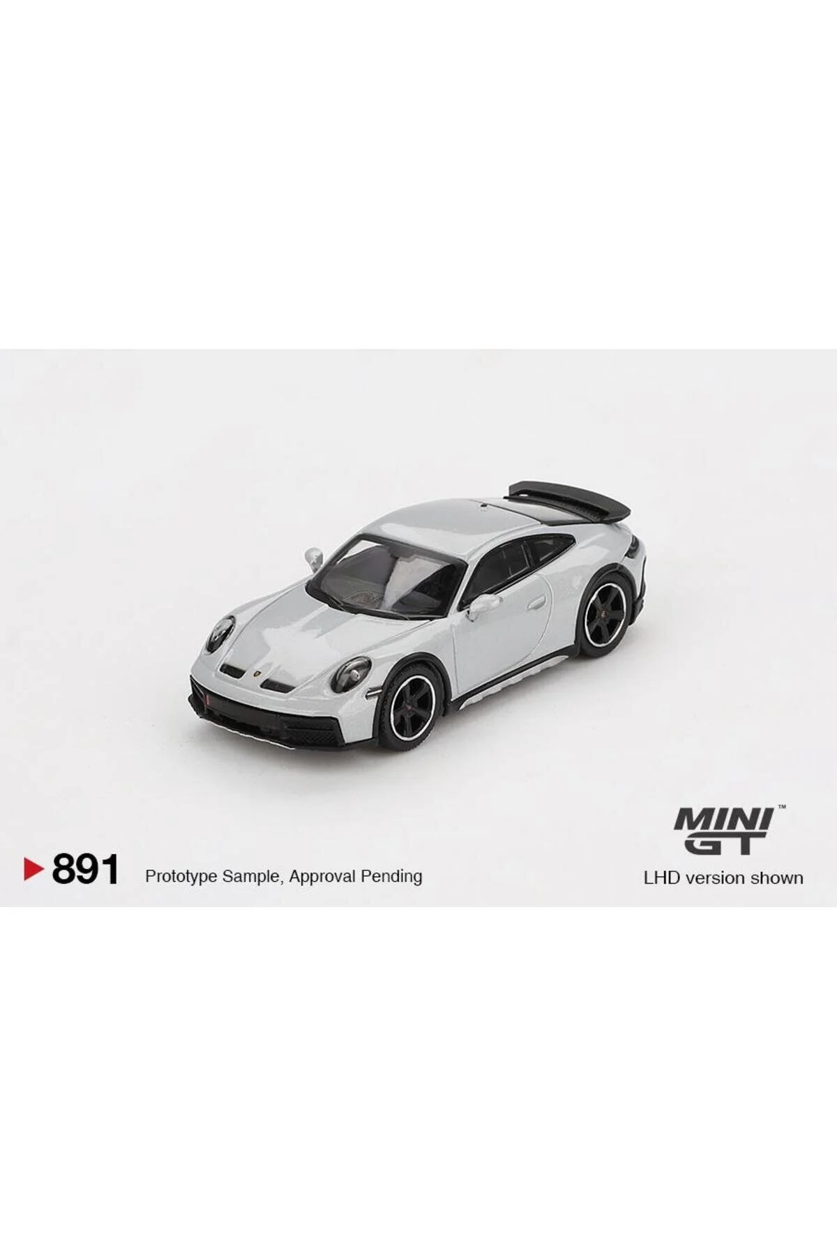 مدل خودرو پورشه 911 داکار یخی خاکستری متالیک 891 اورجینال mini gt