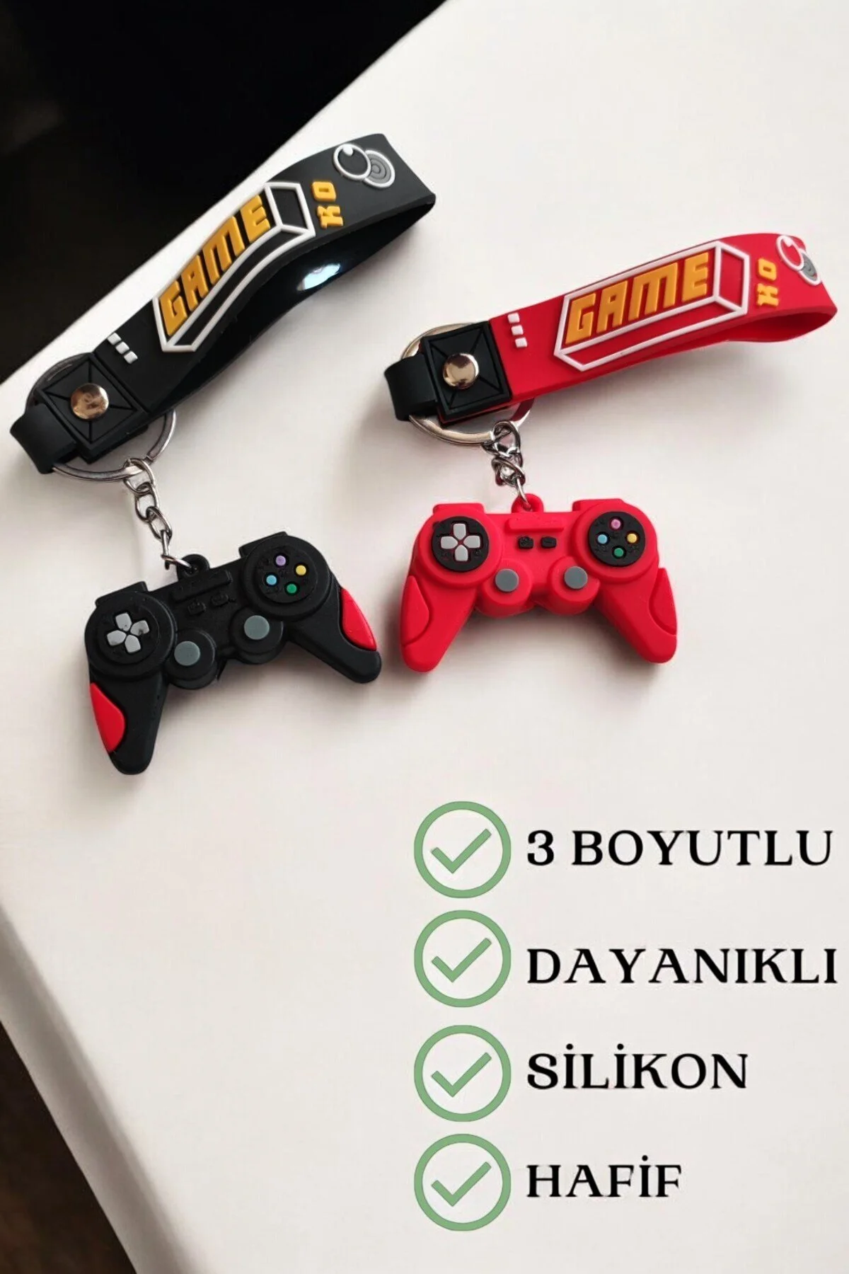 جاکلیدی سیلیکونی سه بعدی GAME JOYSTICK 2 عدد Lynare