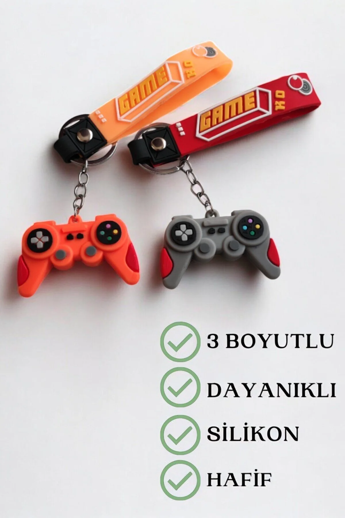 جلیقه کلید جاکلیدی سیلیکونی سه بعدی GAME JOYSTICK 2 عدد Lynare