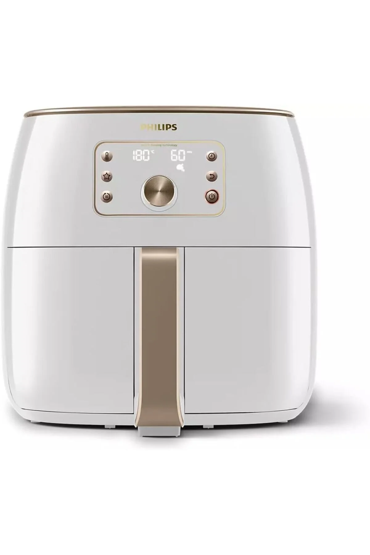 سرخ کن VACUMIX HD9870 20 سریعترین مواد غذایی AIRFRYER SMART SENSING STAR WHITE 1.4 کیلوگرم 7.3 L ظرفیت فیلیپس Philips