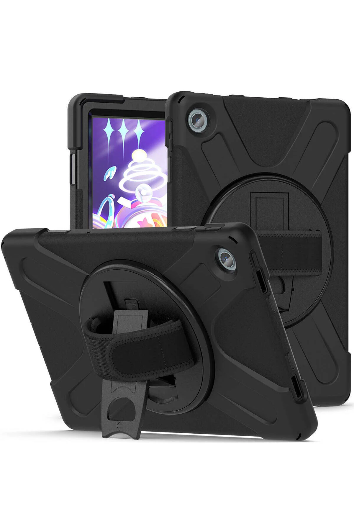 کاور تبلت LENOVO TAB M10 PLUS TB نسل سوم DEFENDER SILICONE مشکی Kılıfist