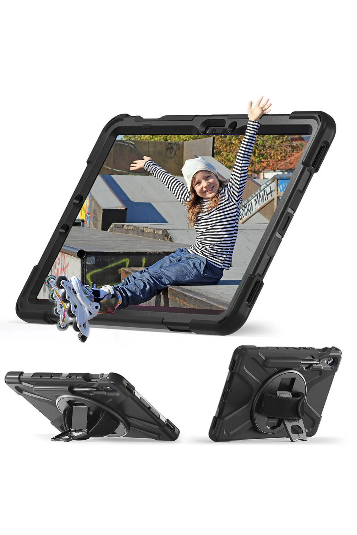 کاور تبلت GALAXY TAB S9 FE DEFENDER SILICONE مشکی Kılıfist