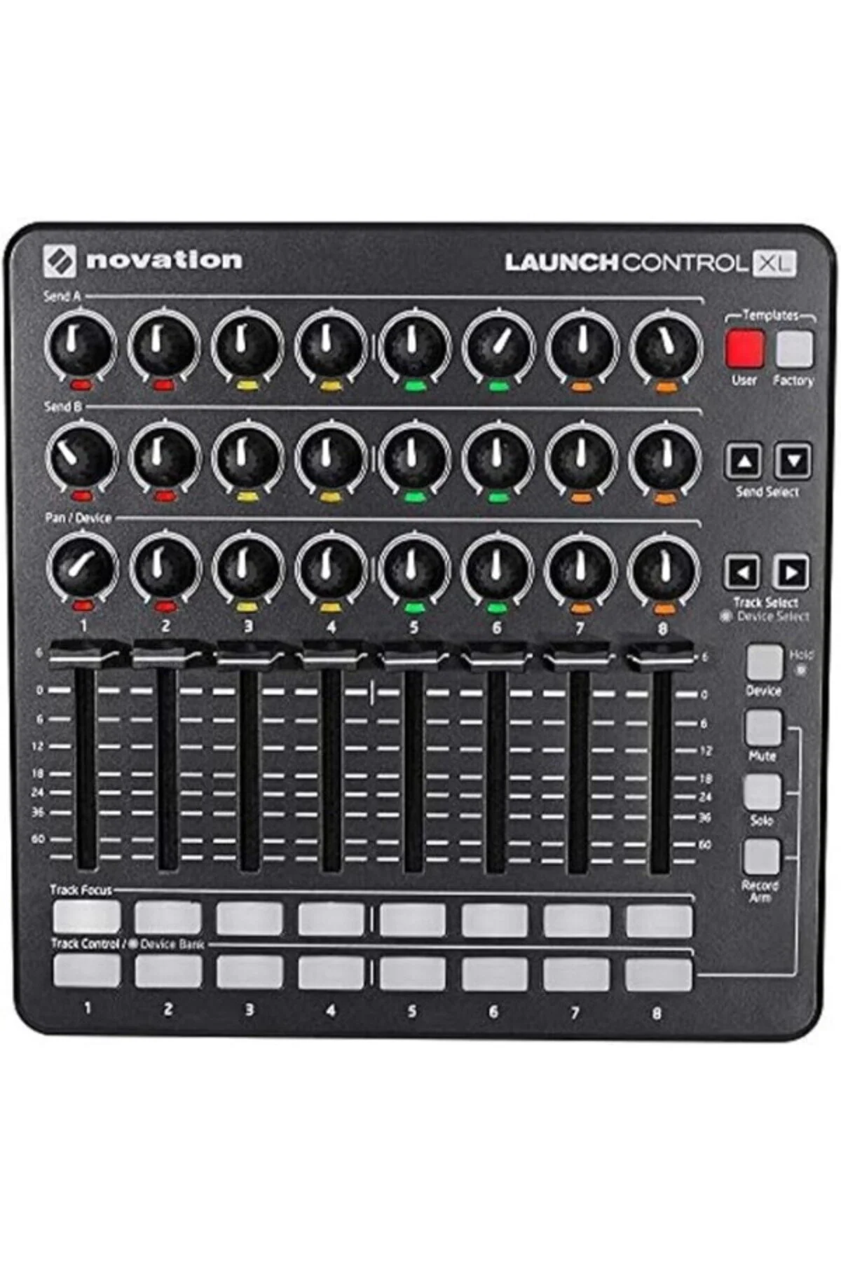 فناوری ضبط کنترل راه اندازی NOVATION XL MKII: مجهز به های قابل تنظیم برای USB زنده ABLETON ShopZum