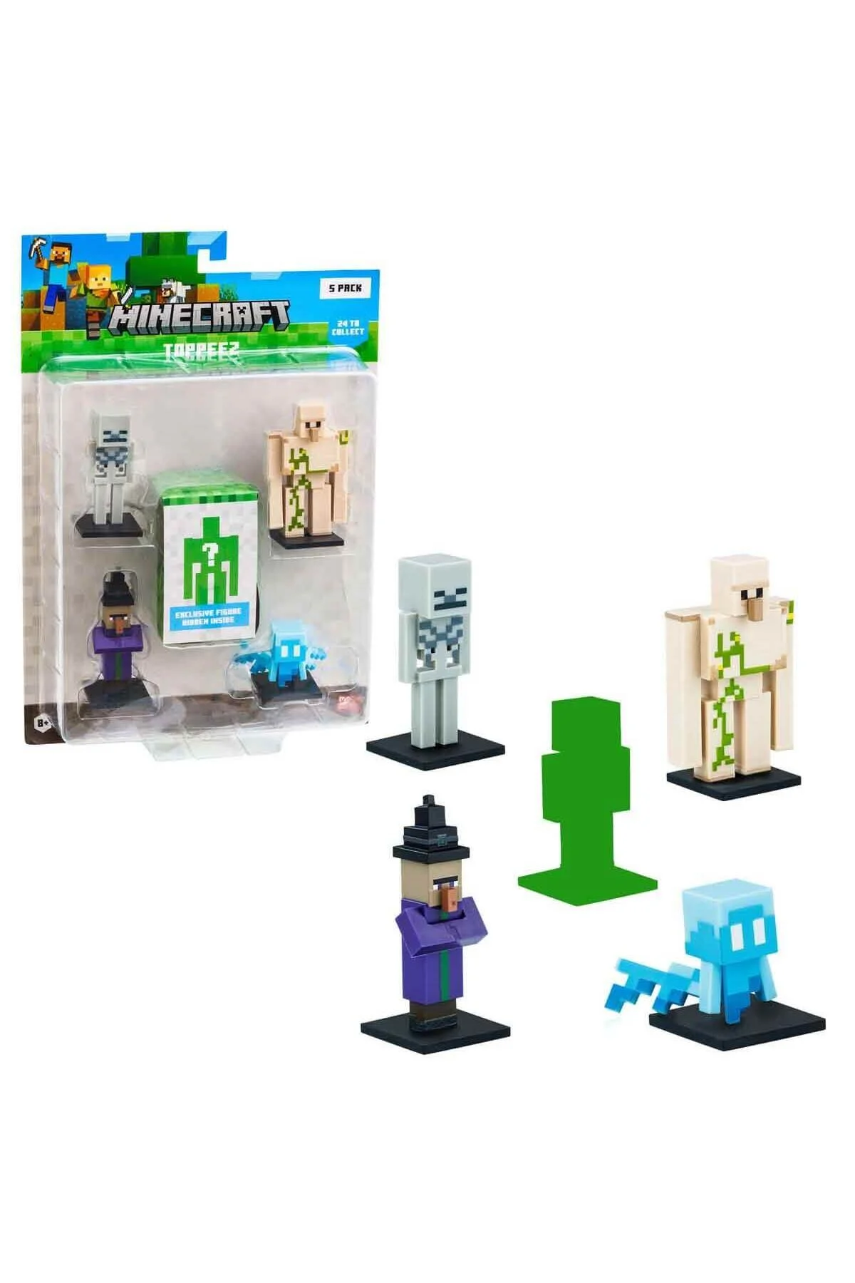 فیگور شخصیت مجموعه 5 عددی TOPPEEZ ماینکرفت اورجینال Minecraft