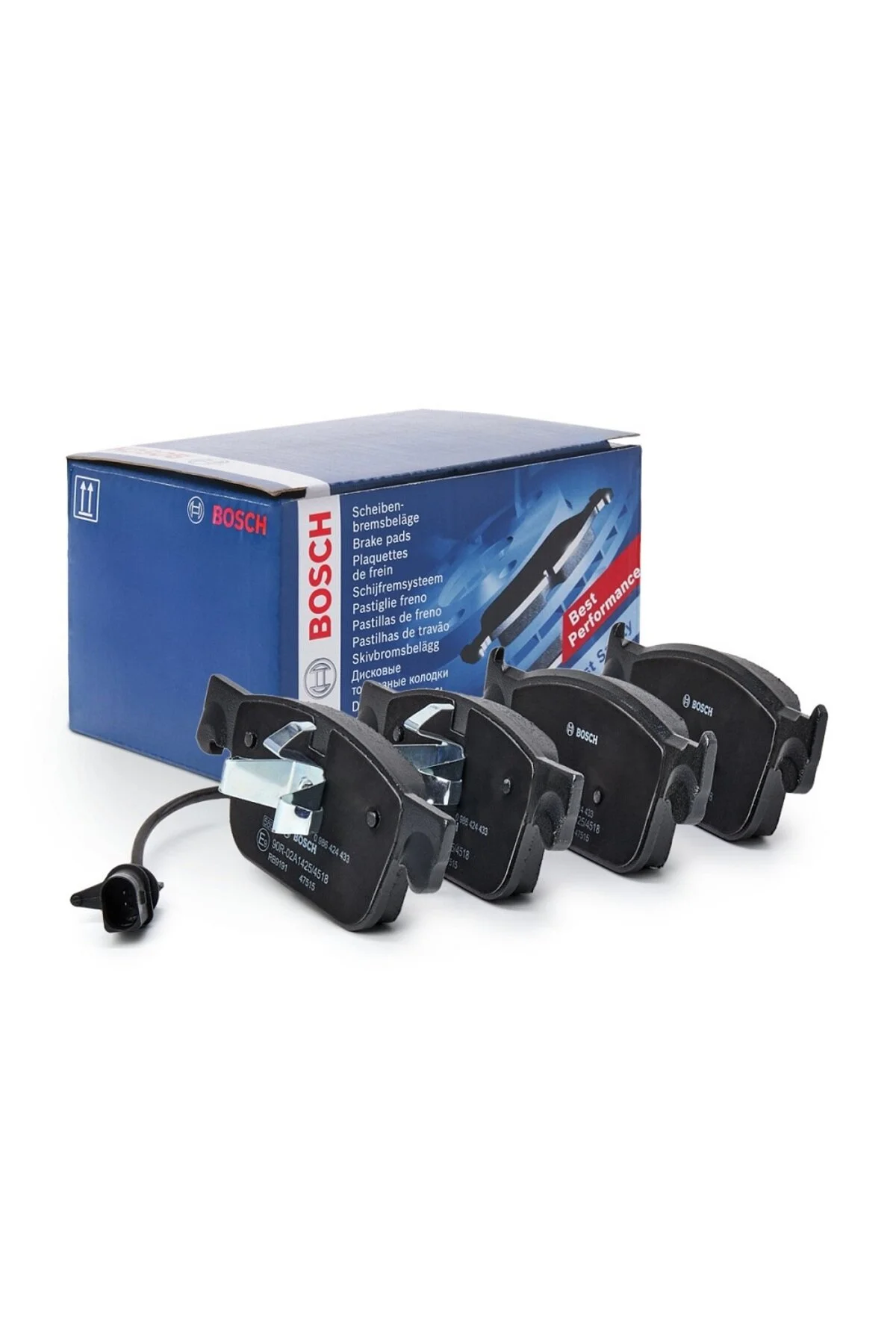 لنت ترمز مجموعه دیسکی؛ جلو آئودی A4 50 TDI هیبریدی ملایم کواترو 8 2020 1 2025 210 کیلووات Bosch