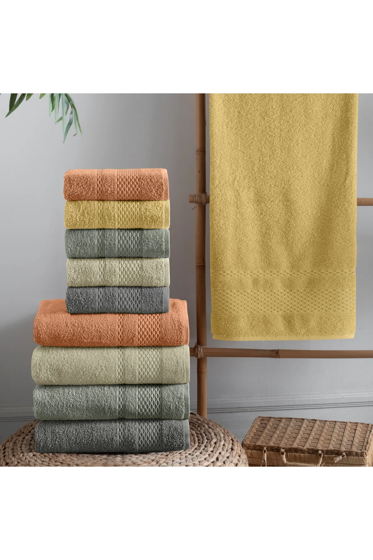 حوله خانه آریا 70X140 سانتی متر 1 قطعه گرم Schafer