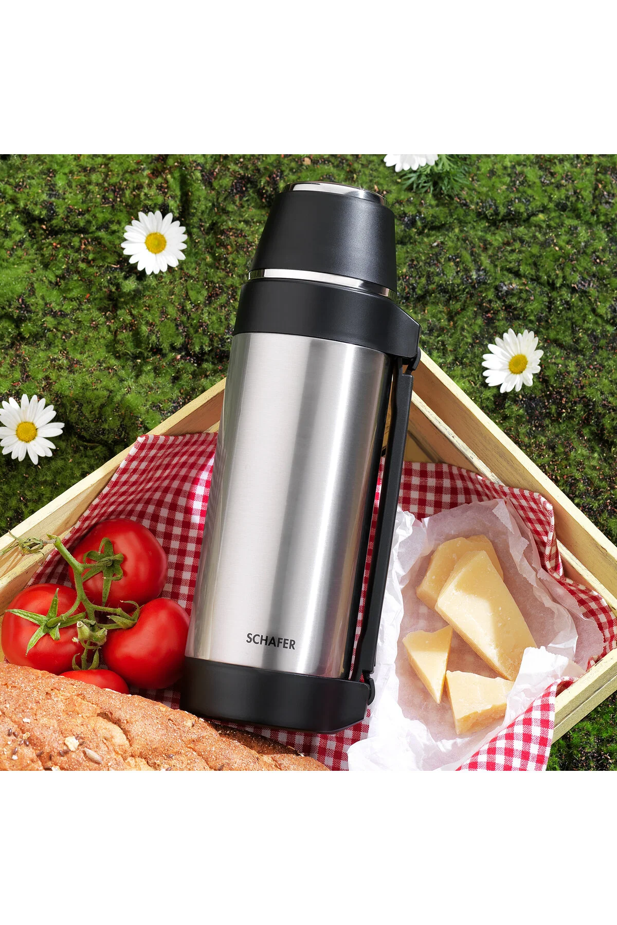 فلاسک استیل ترموس 1.5 L INOX Schafer