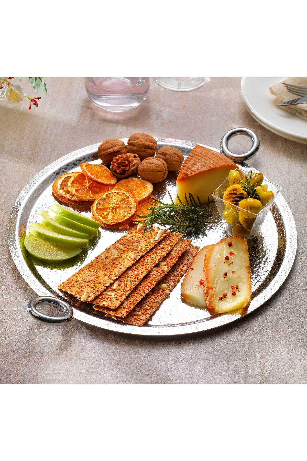ظروف دکوری بشقاب و کاسه صفحه ارائه الگوی عثمانی 1 قطعه Schafer