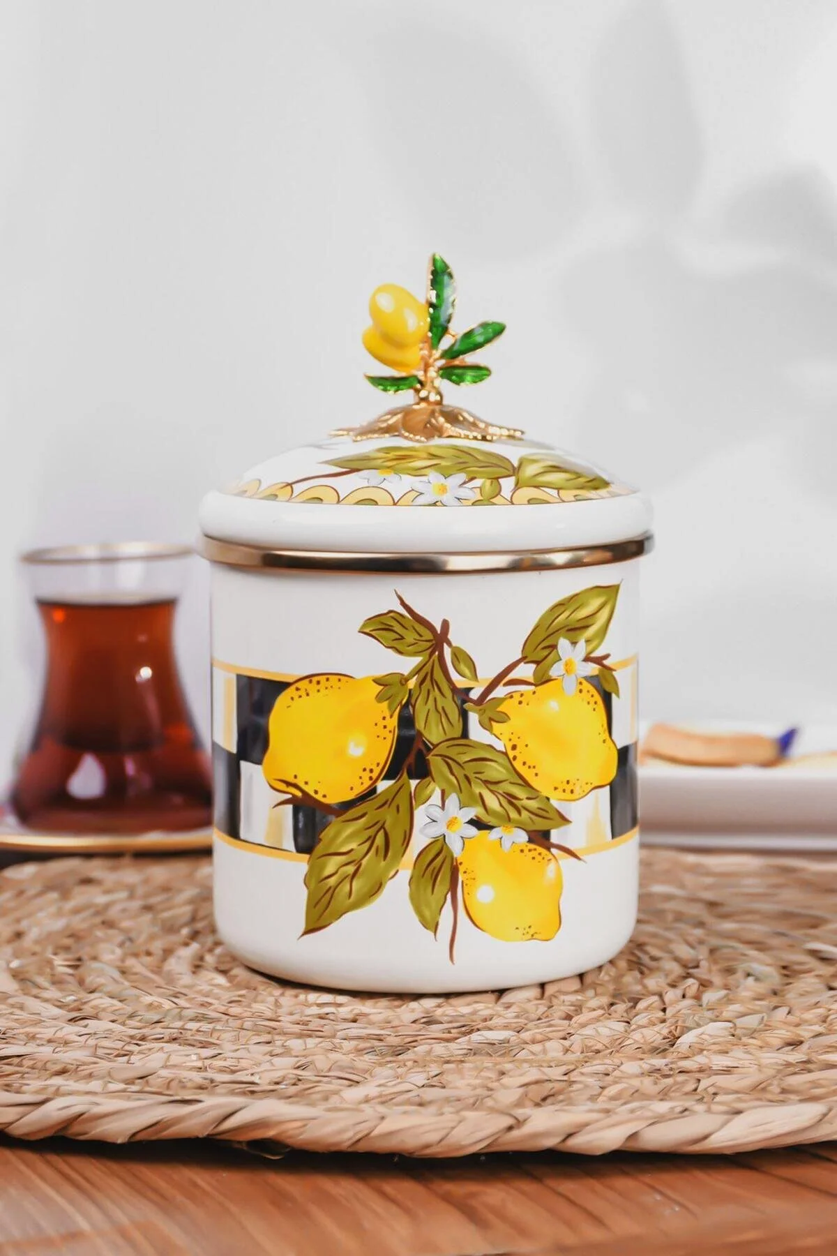 شیشه جار JAR ENAMEL 12 سانتی متر مجموعه LINDA MISS 9663 02 Miss Betty