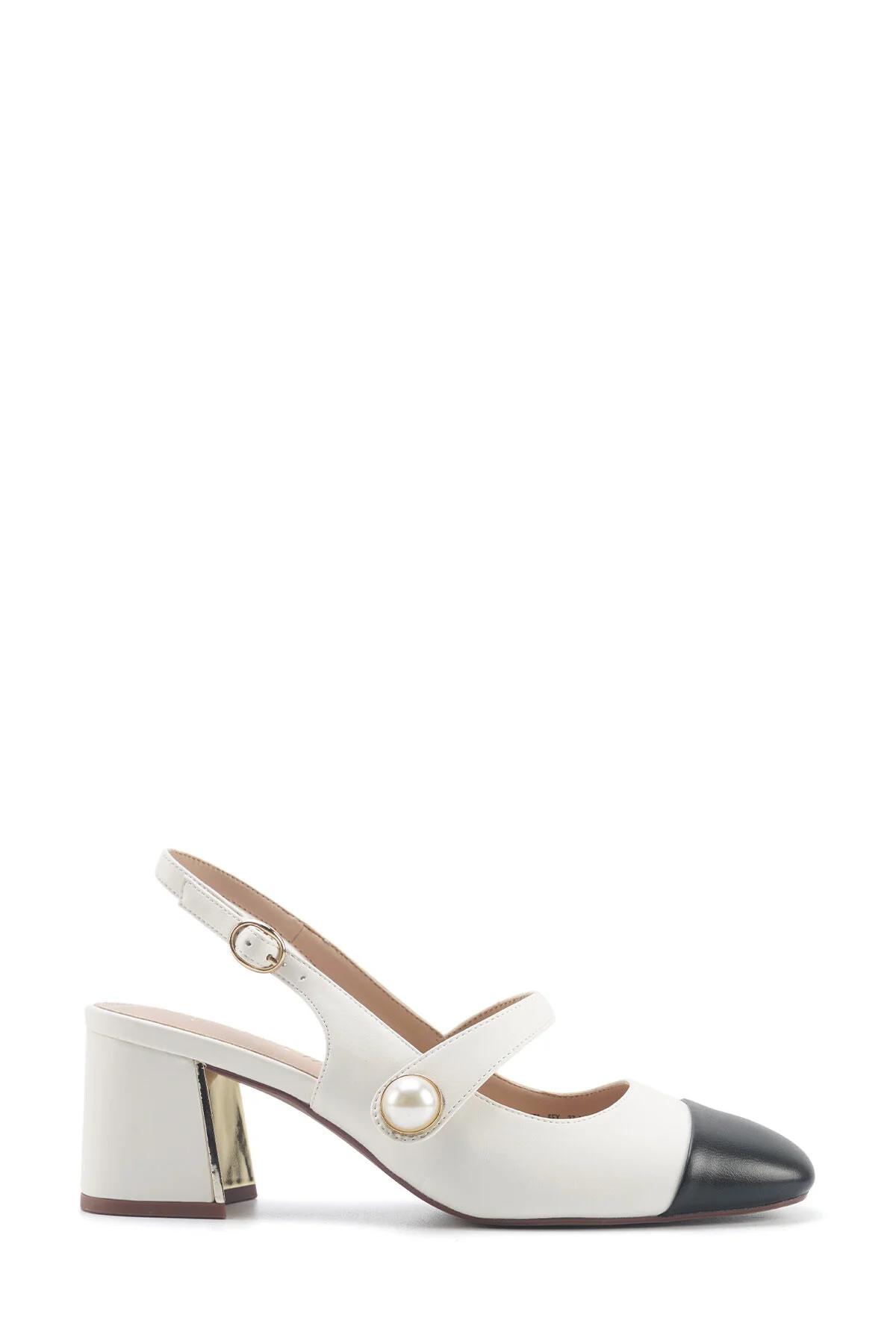 کفش پاشنه بلند کلاسیک با سفید زنانه کفش ENTA 5FX پوست ناین وست Nine West