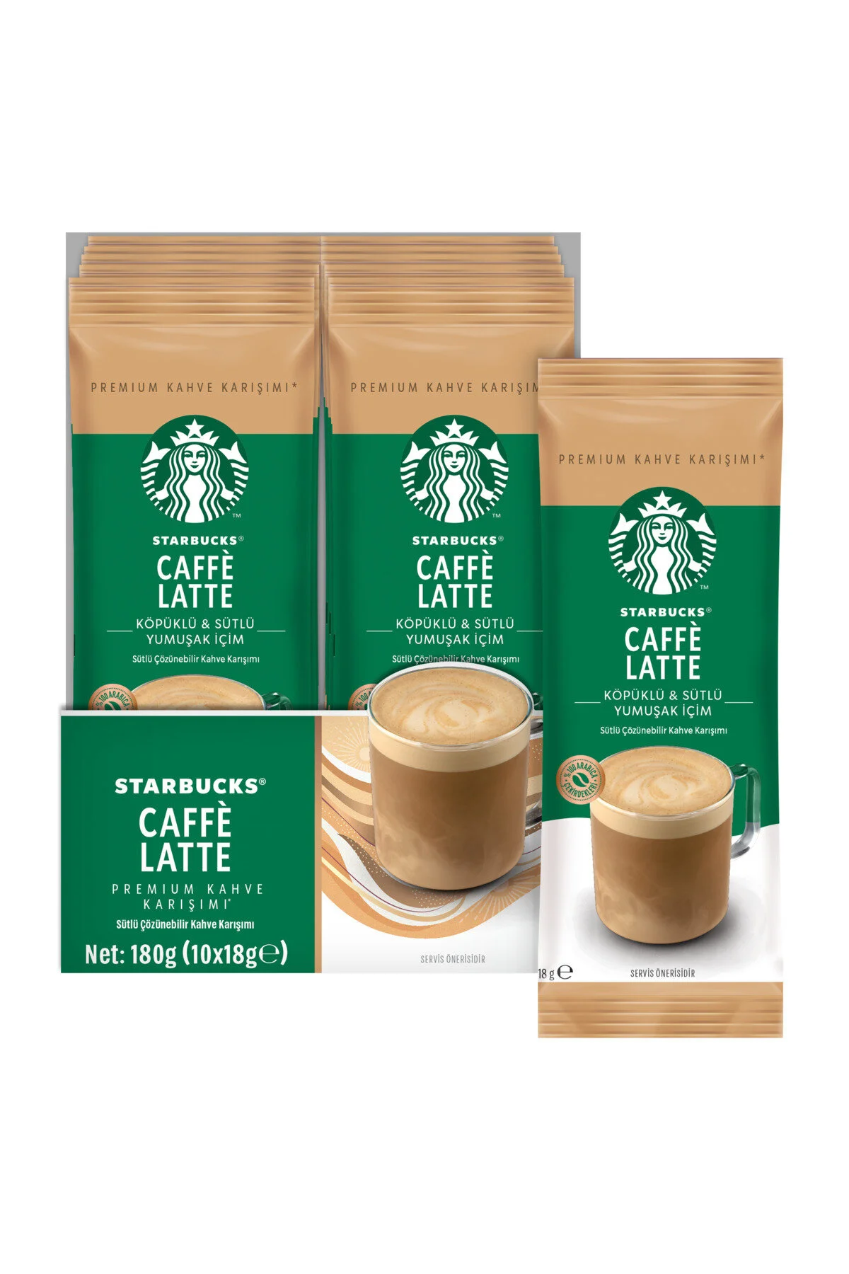 قهوه فوری کافه لاته ممتاز میکس 18 گرم استارباکس Starbucks