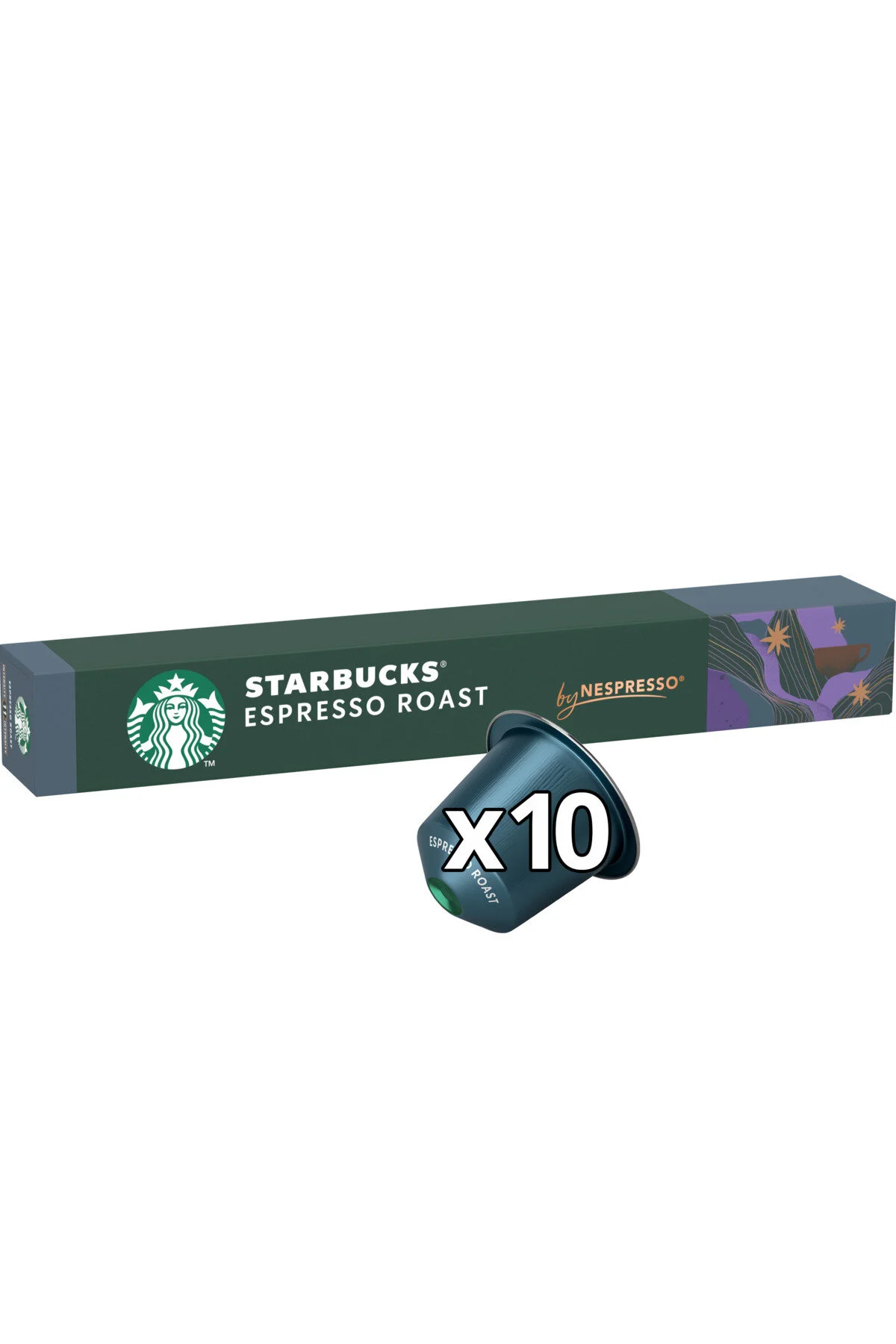 کپسول قهوه سازگار با نسپرسو برشته شده اسپرسو 57 گرم استارباکس Starbucks