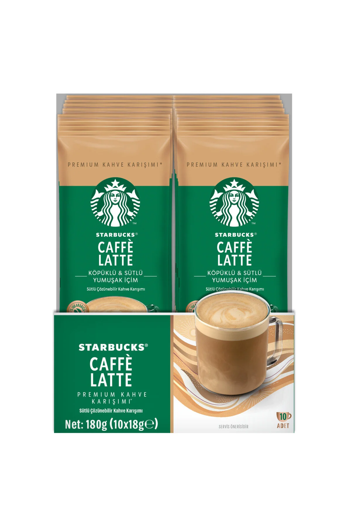 قهوه فوری کافه لاته ممتاز میکس 18 گرم استارباکس Starbucks