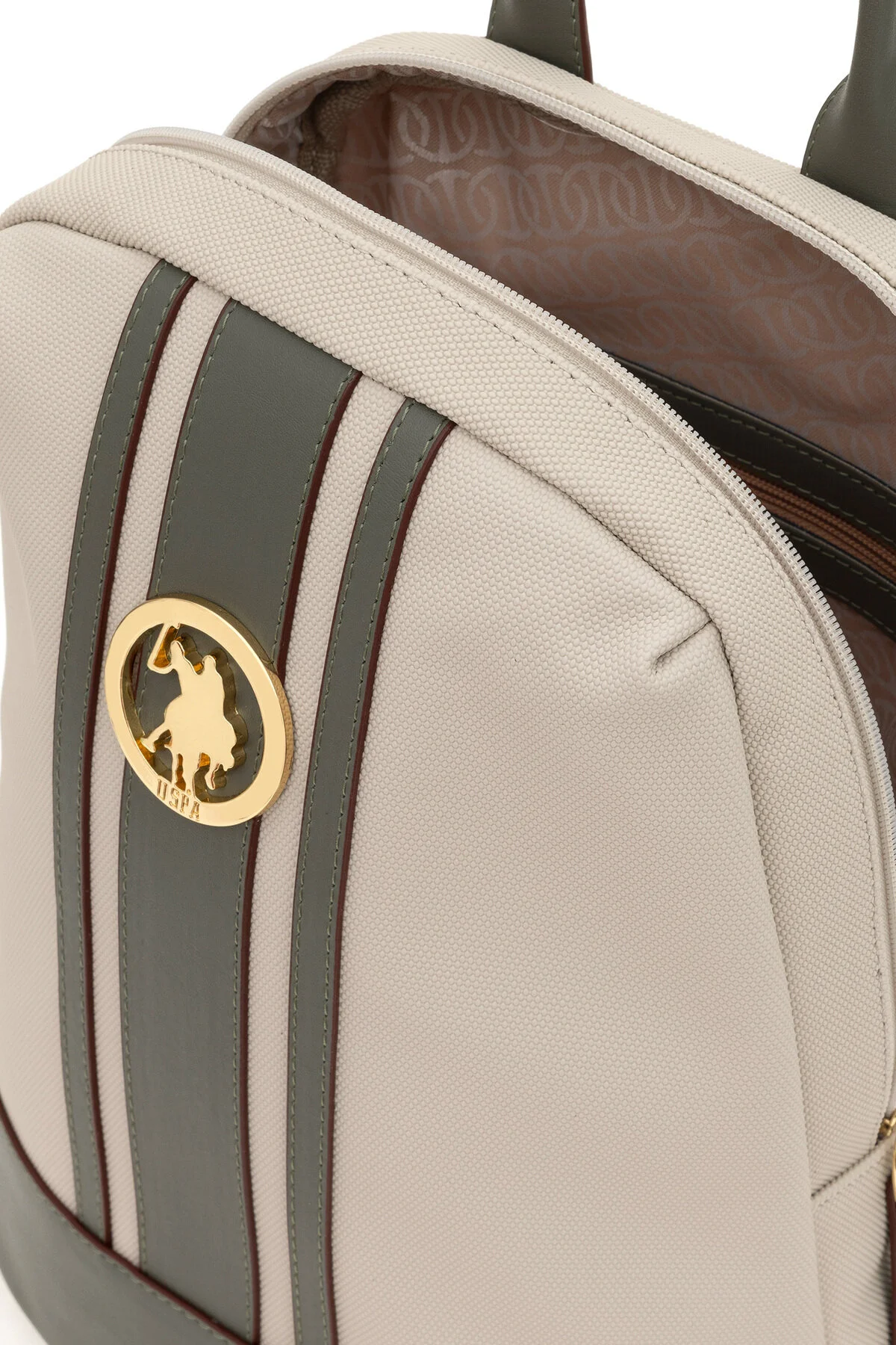 کوله پشتی زنانه رنگ سنگی U.S. Polo Assn.