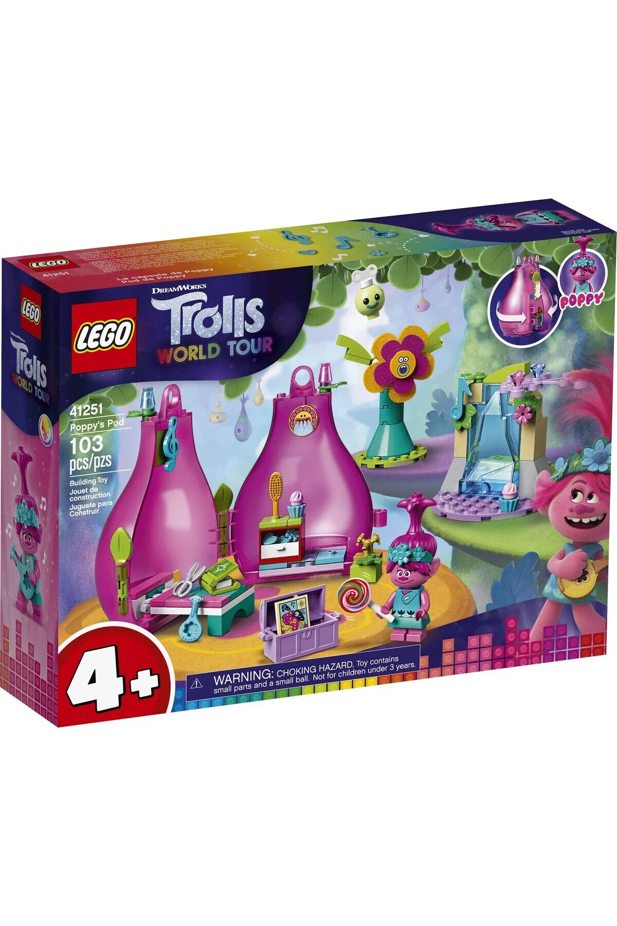 لگو برند: TROLLS WORLD TOUR POPPY'S CAPSULE 41251 دسته: & BUILDING TOYS اورجینال LEGO