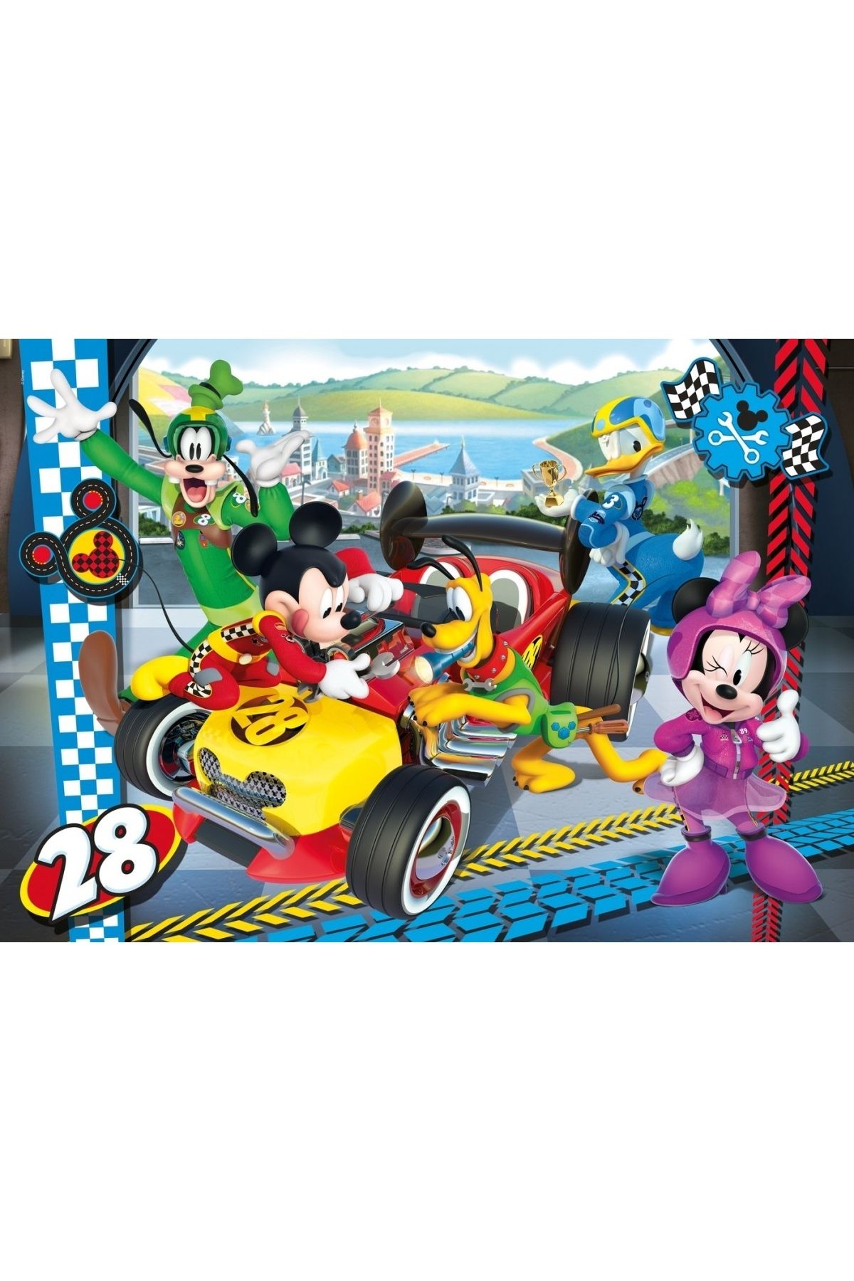 پازل اولین من ادامه سری 24 تکه Mickey And The Roadster Racers Puzzle Maxi 8005125244812 Clementoni - Clementoni - کلمنتونی - پازل