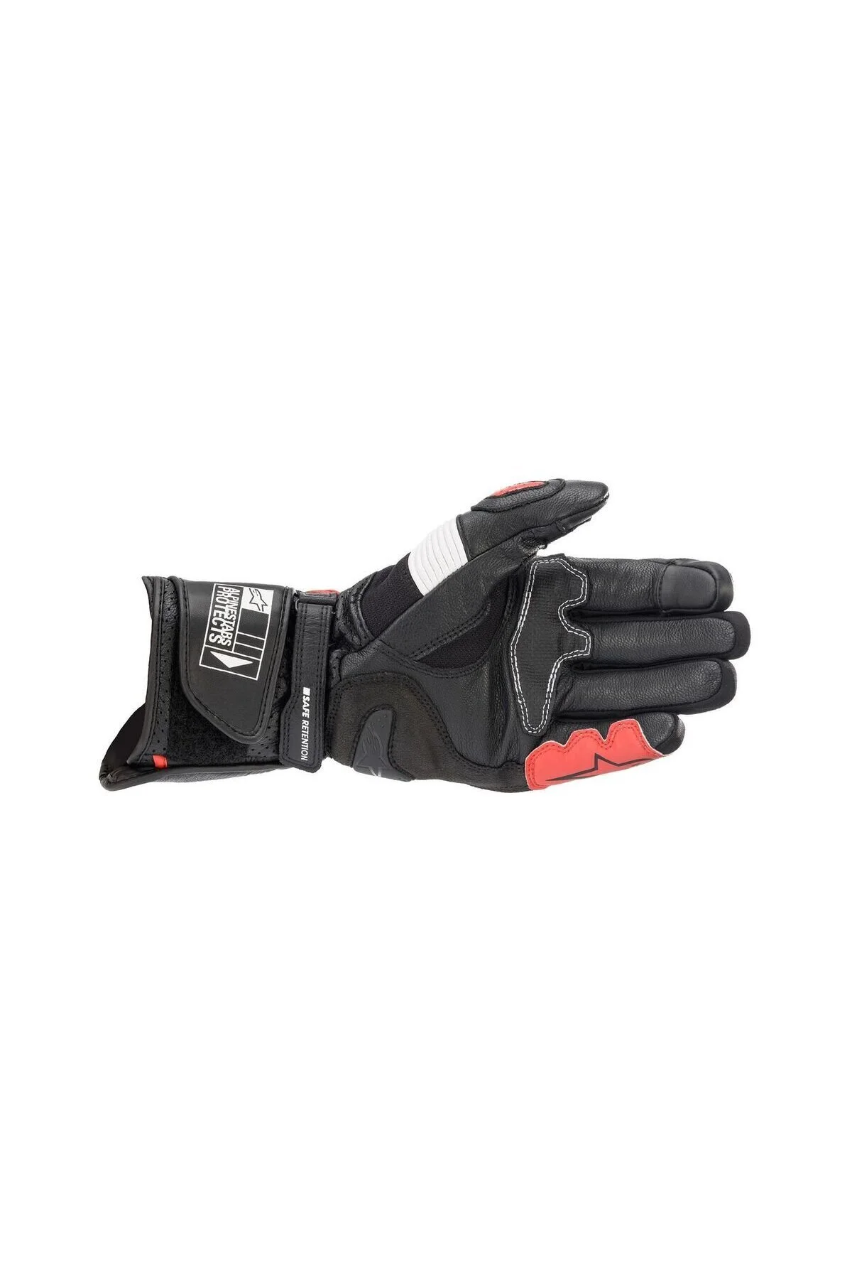 دستکش موتورسیکلت مردانه و زنانه SP 2 V3 موتور سیکلت محافظت شده سیاه سفید قرمز Alpinestars