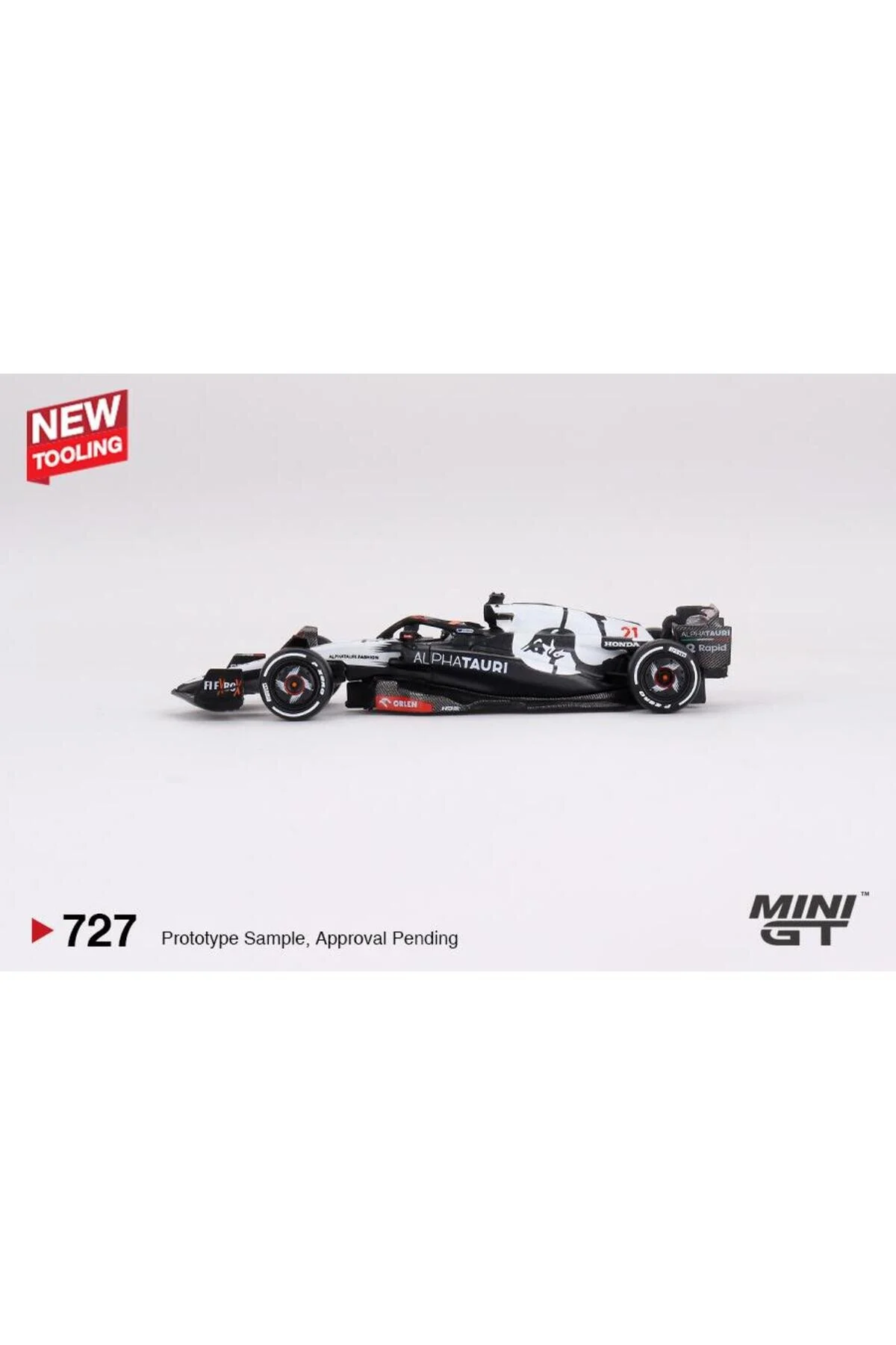 مدل خودرو ALPHATATAURI AT04 21 NYCK DE VRIES 2023 F1 GP 727 استرالیا mini gt