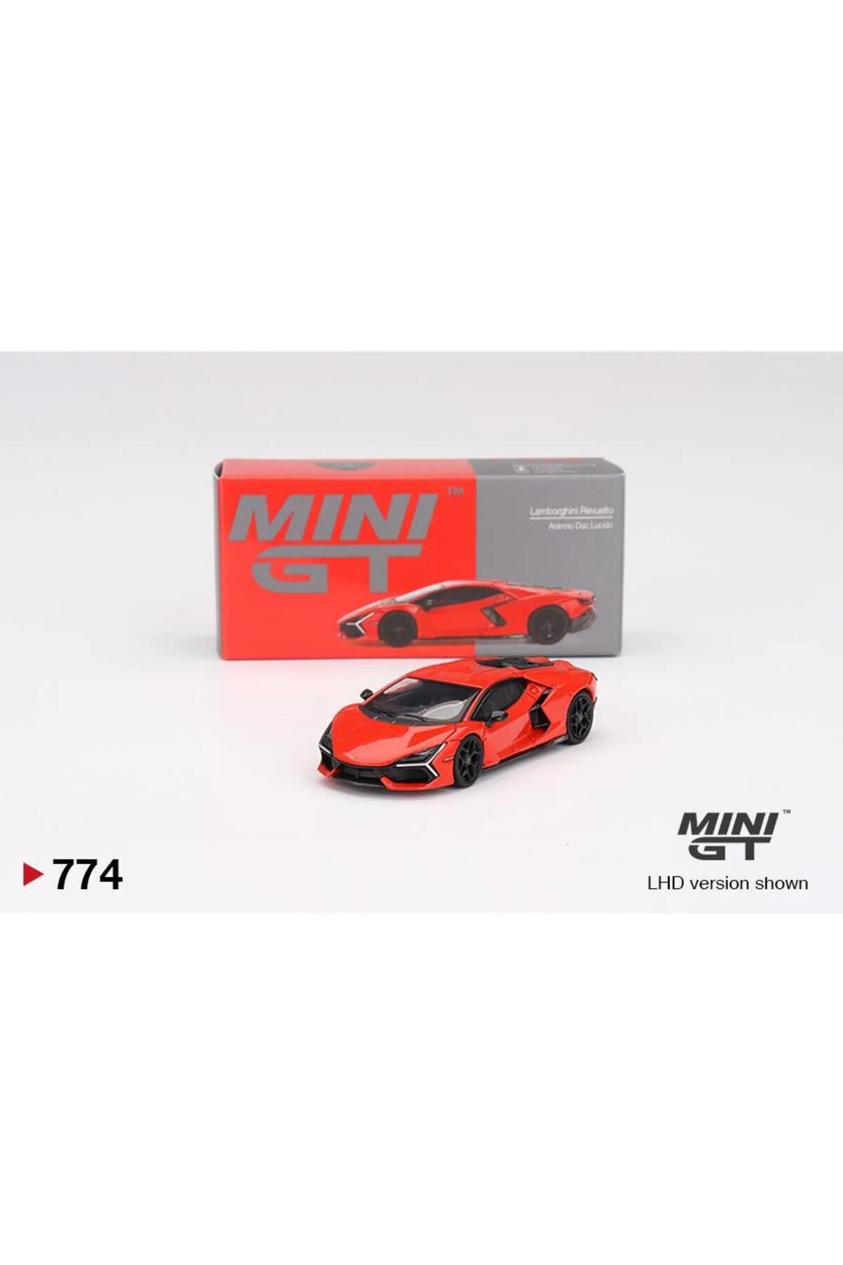 مدل خودرو LAMBORGHINI REVUELTO ARANCIO DAC LUCIDO 774 از ترکیه mini gt
