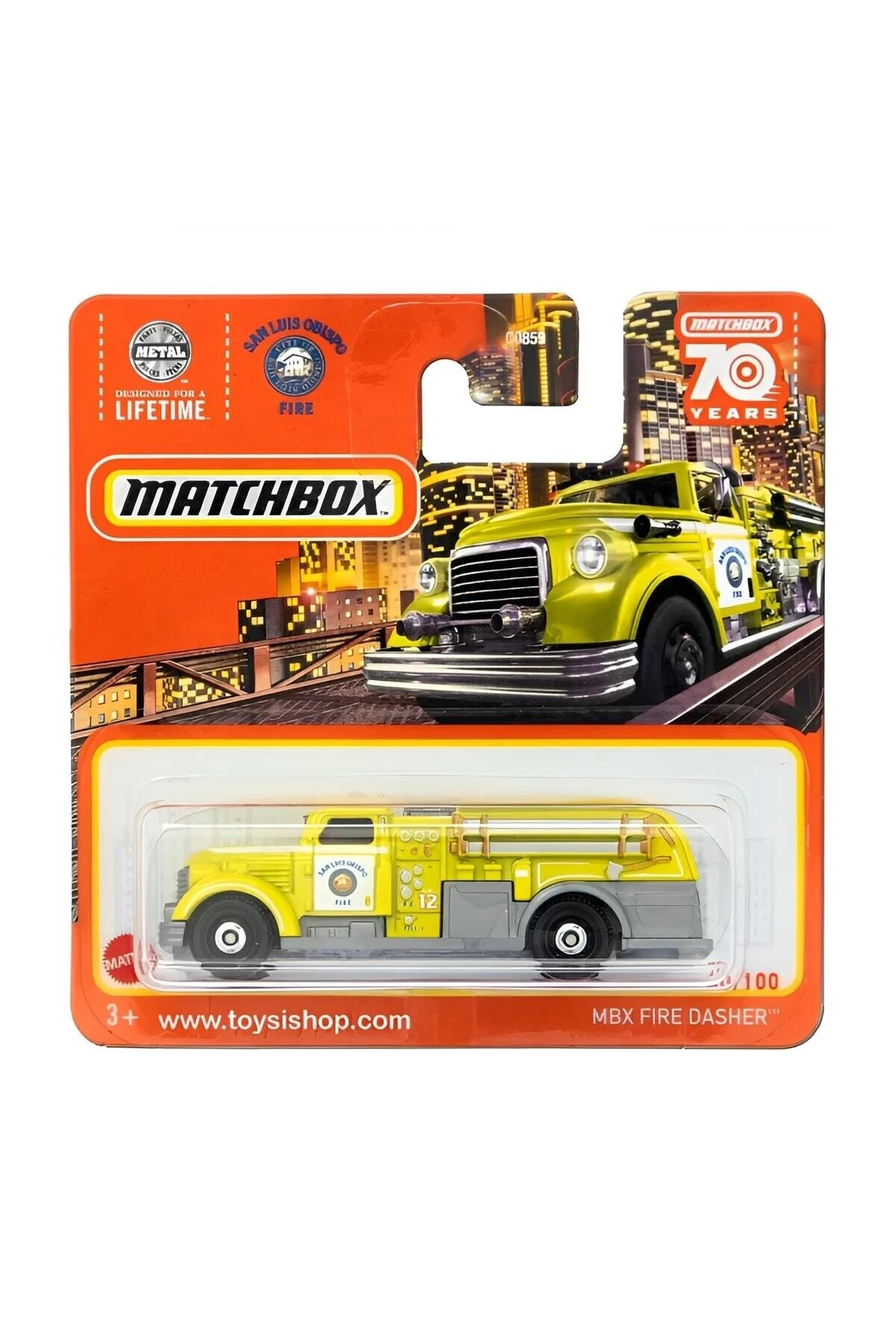 ماشین اسباب بازی MBX FIRE DASHER TOY HLD07 Matchbox