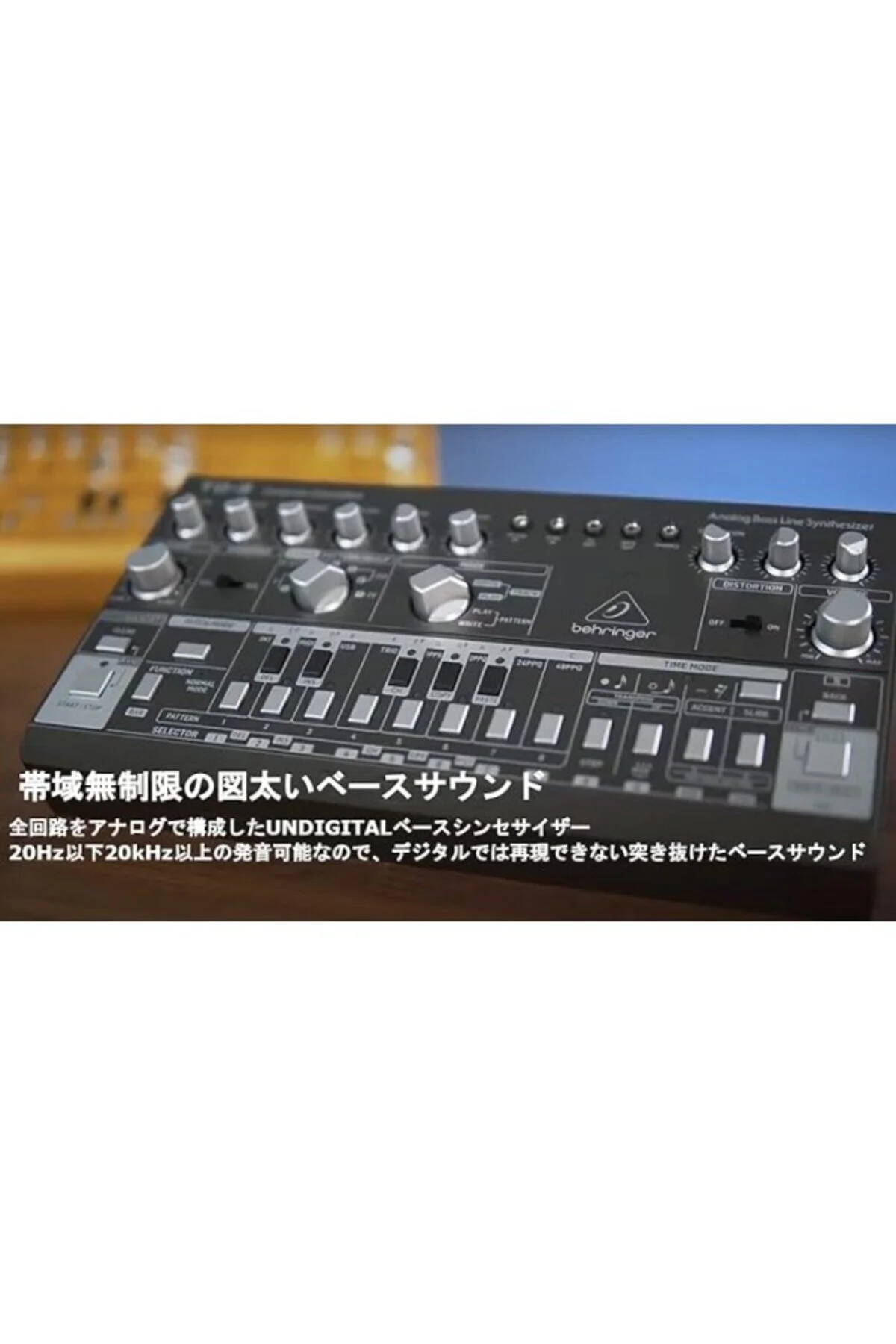 فناوری ضبط سینت سایزر خط باس آنالوگ BEHRINGER TD3 BK سیاه ShopZum