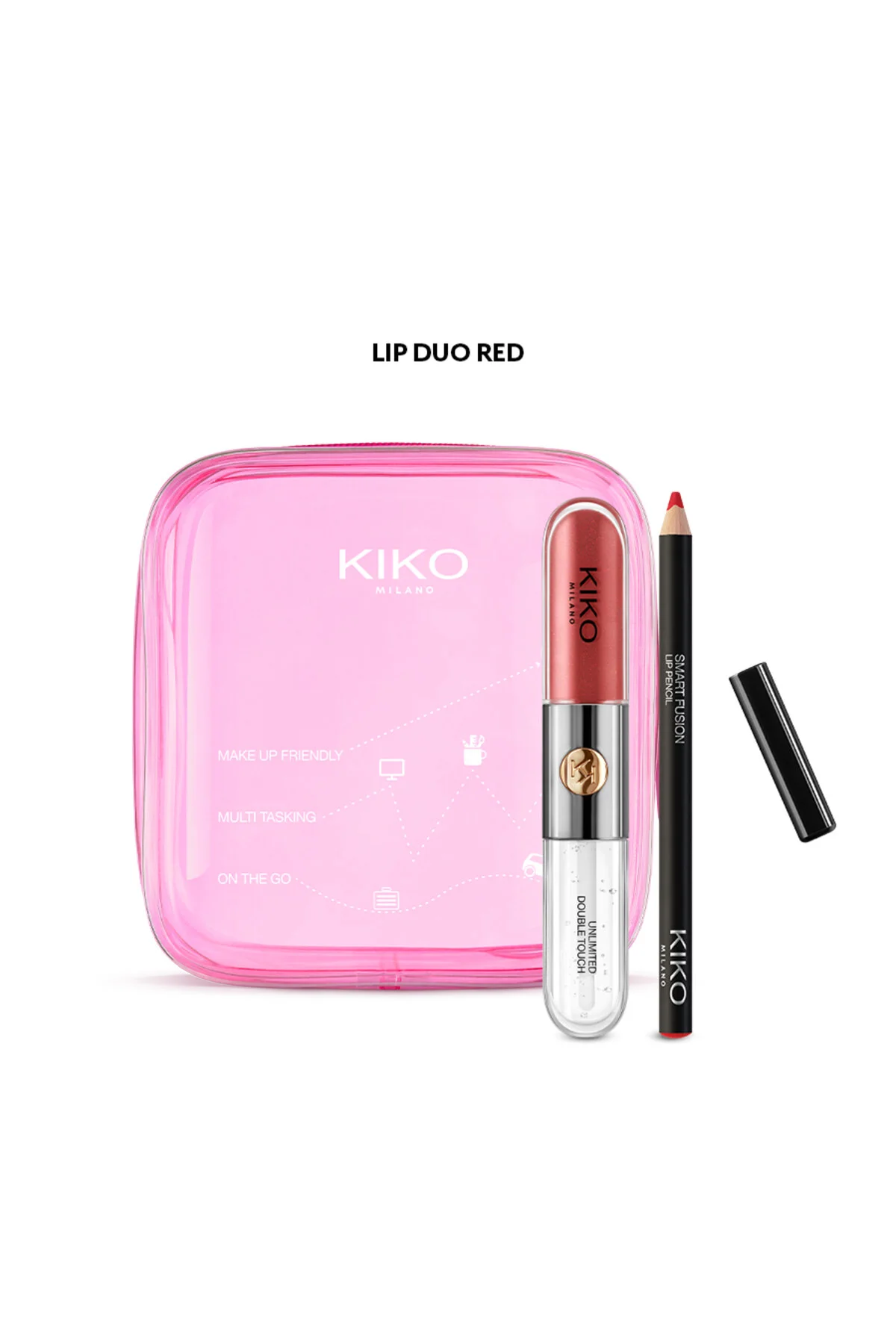 ست آرایشی های آرایش همه روزه لب دوتایی قرمز KIKO