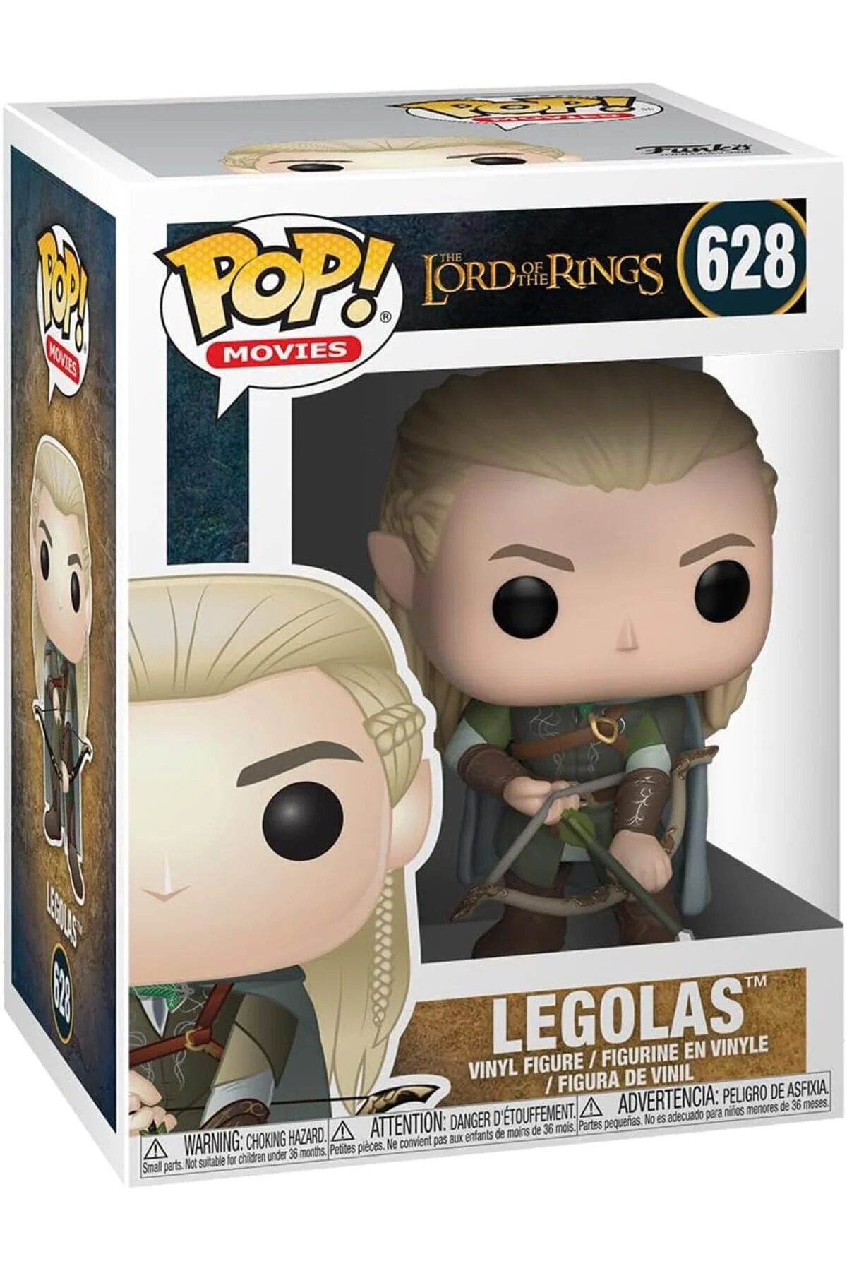 اسباب بازی های فیگور شخصیت پاپ مجموعه LORD OF THE RINGS LEGOLAS شکل 9.5 سانتی متر محصول رسمی Funko