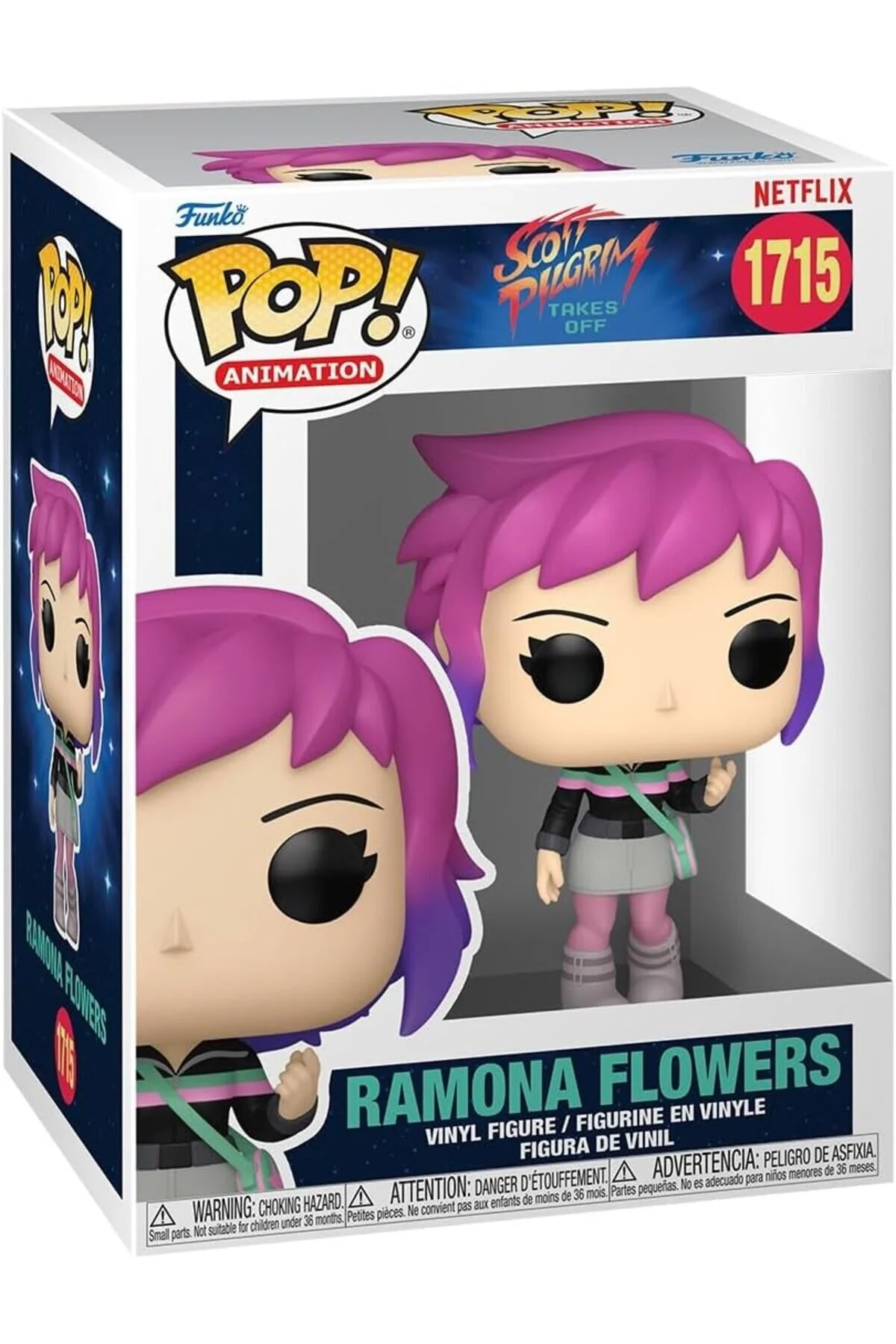 اسباب بازی های فیگور شخصیت پاپ تلویزیون SCOTT PILGRIM RAMONA COLLECTION VINYL شکل 9.5 سانتی متر Funko