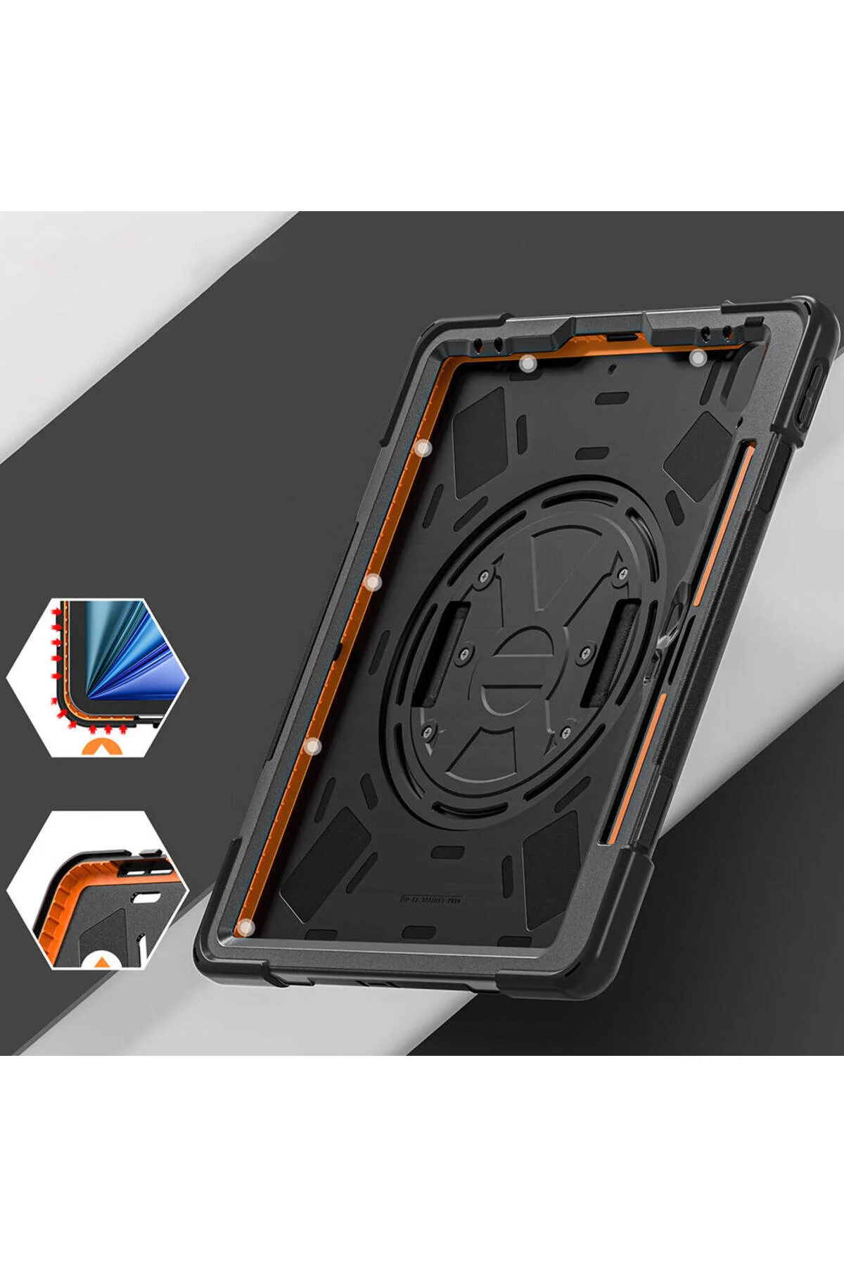 کاور تبلت IPAD AIR 13 M3 DEFENDER SILICONE مشکی Mobilteam