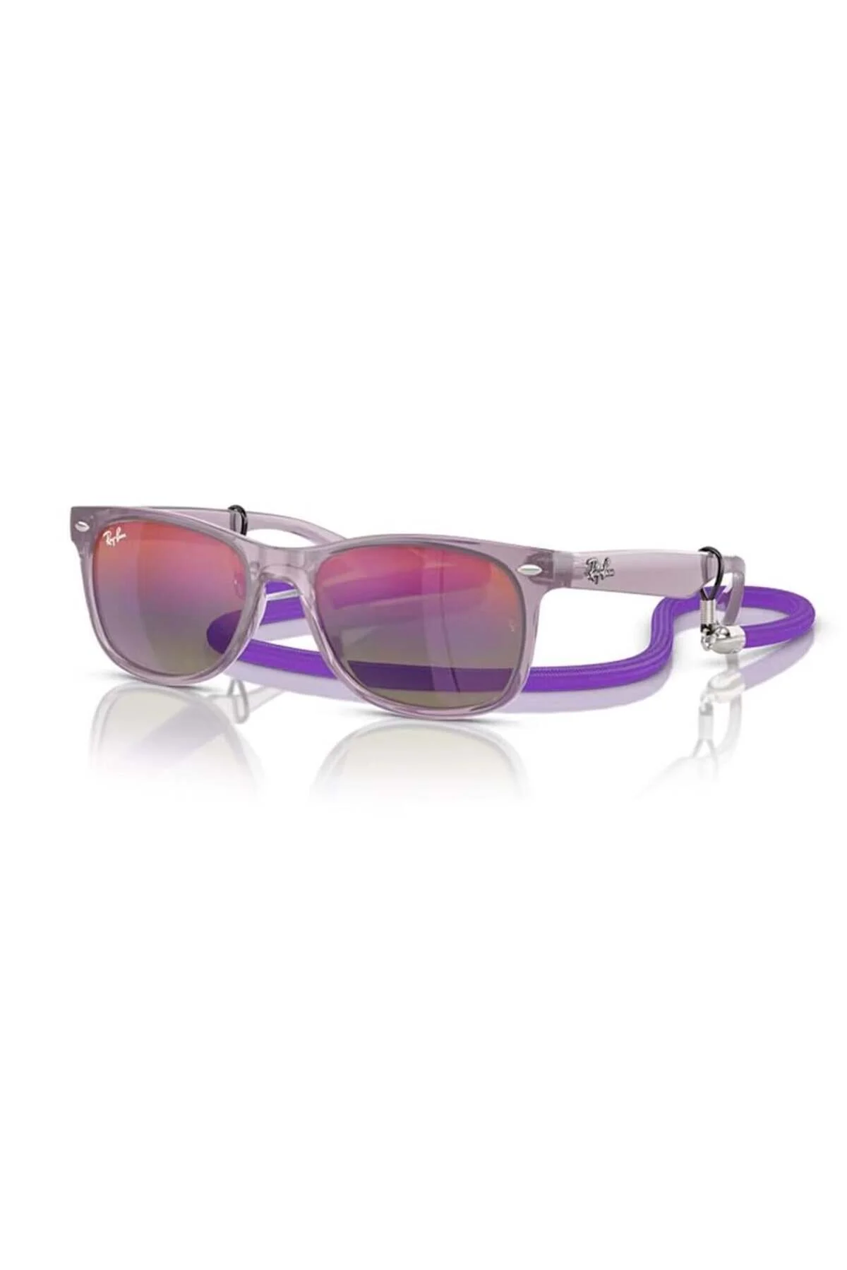 عینک آفتابی آینه ای بنفش بچه گانه RAY BAN RJ 9052S 7147B1 47 ری بن Ray-Ban