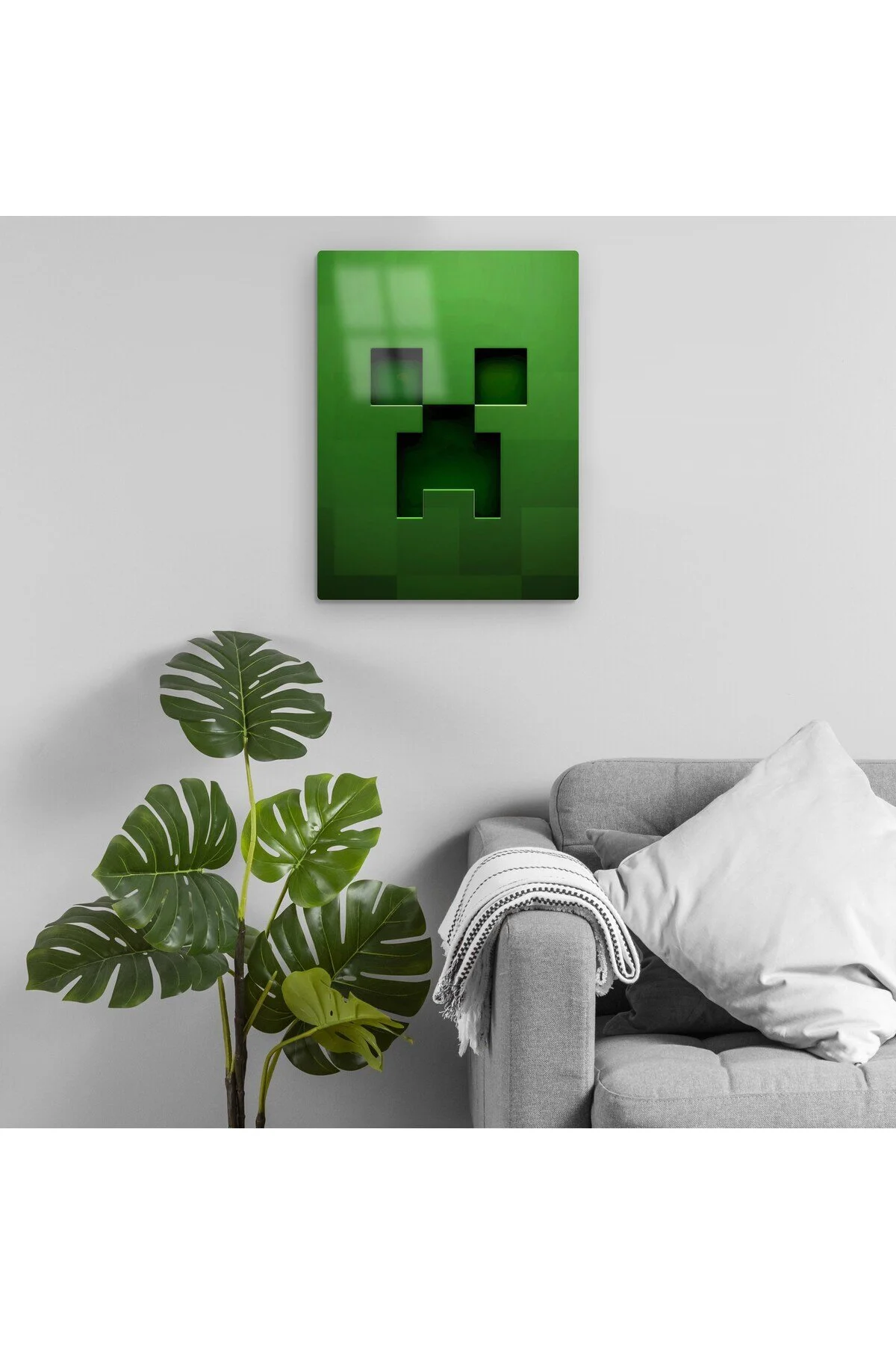 تابلو نقاشی فلزی MINECRAFT مدل 2 Pixxa