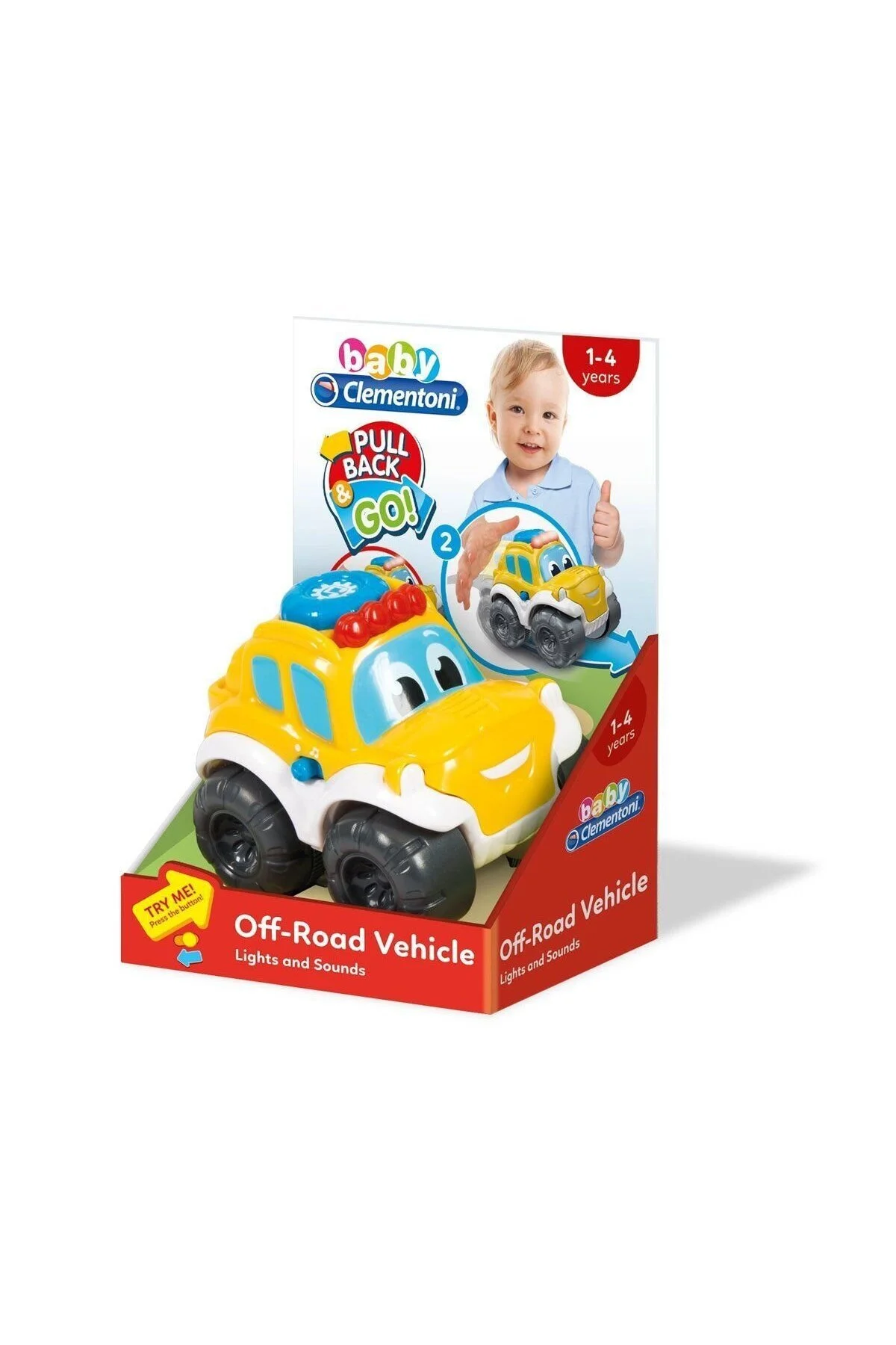 ماشین اسباب بازی سفید Baby 17178 Land Vehicle 6 CLE17178 Clementoni