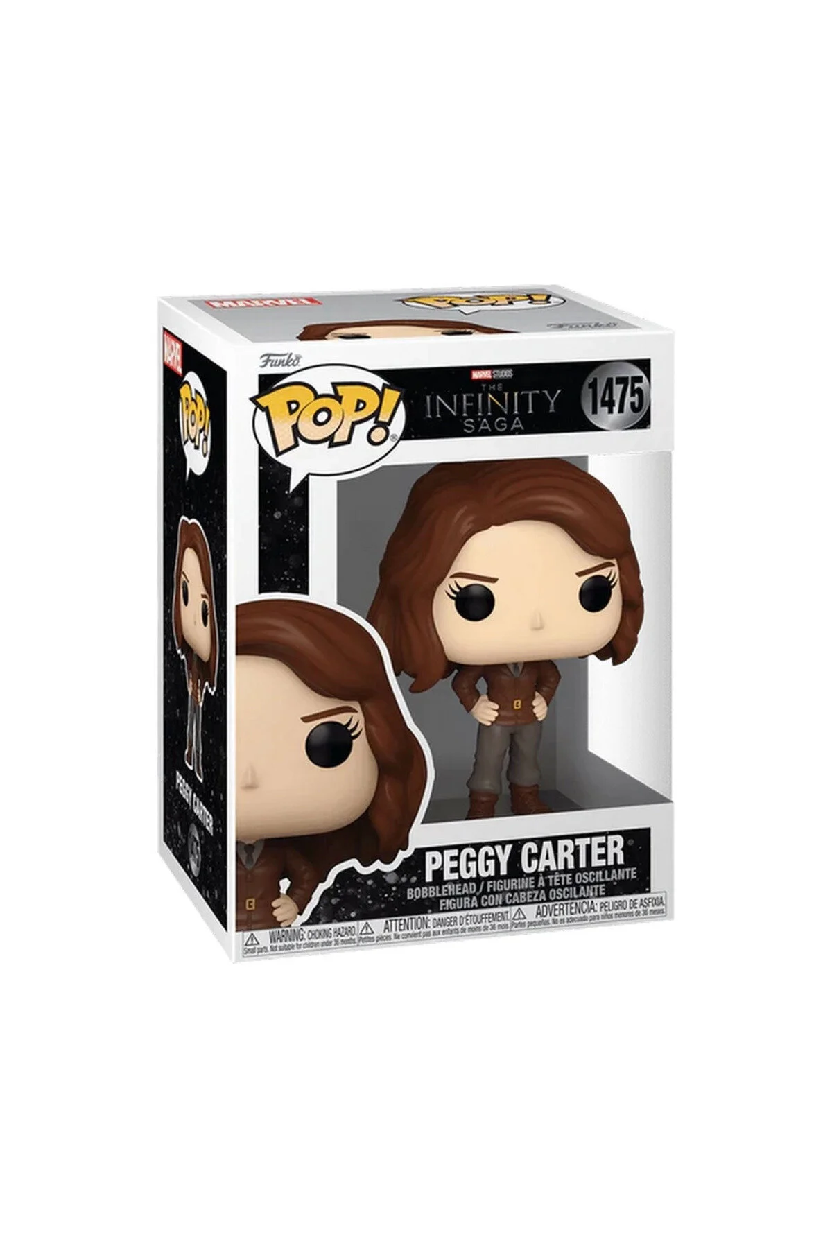 اسباب بازی های فیگور شخصیت پاپ مارول: پگی کارتر اورجینال Funko