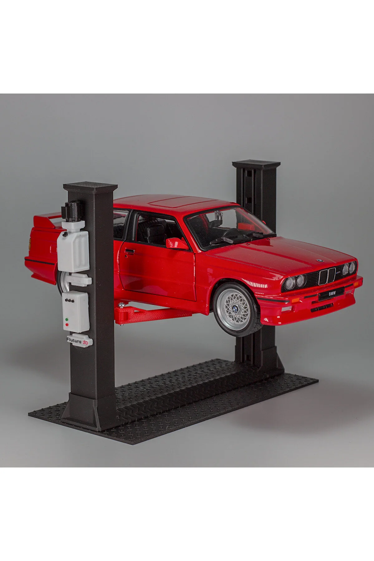 مدل خودرو 1 24 SCALE V MOTION DIORAMA LIFT لوازم جانبی GARAGE 1:24 اورجینال Flutura