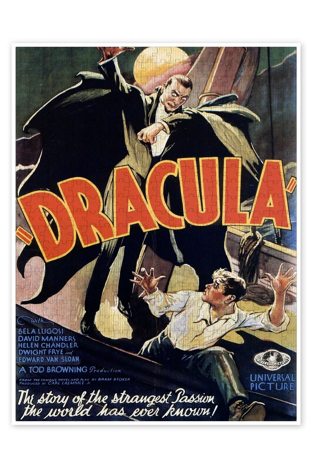 پازل DRAKULA I 500 PUZZLE YAPBOZ KLASIK FILM از ترکیه Jeronkarji