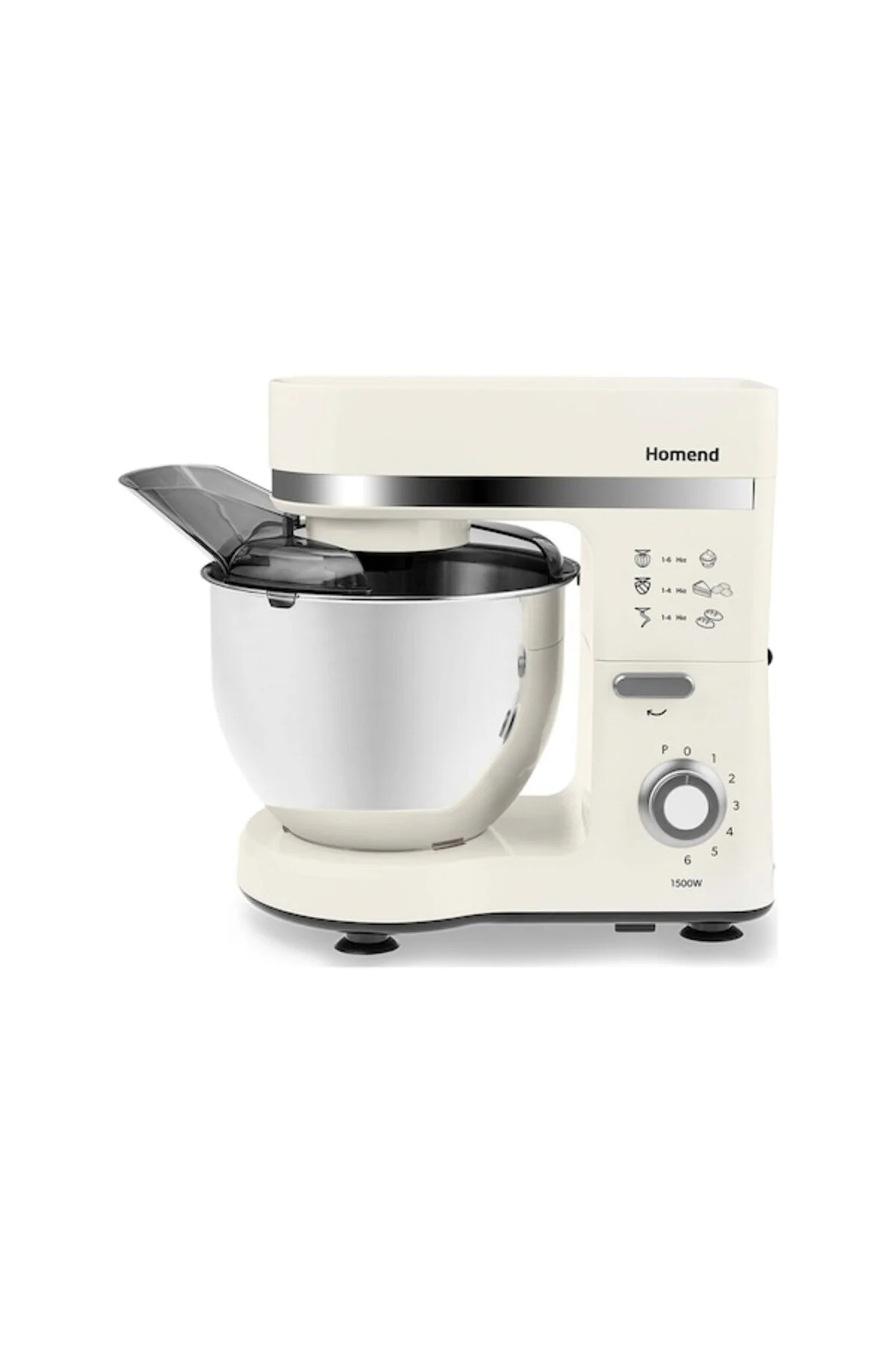 میکسر و ست MIXER 3063H 1500 WATT 5L CREAM HOMEND