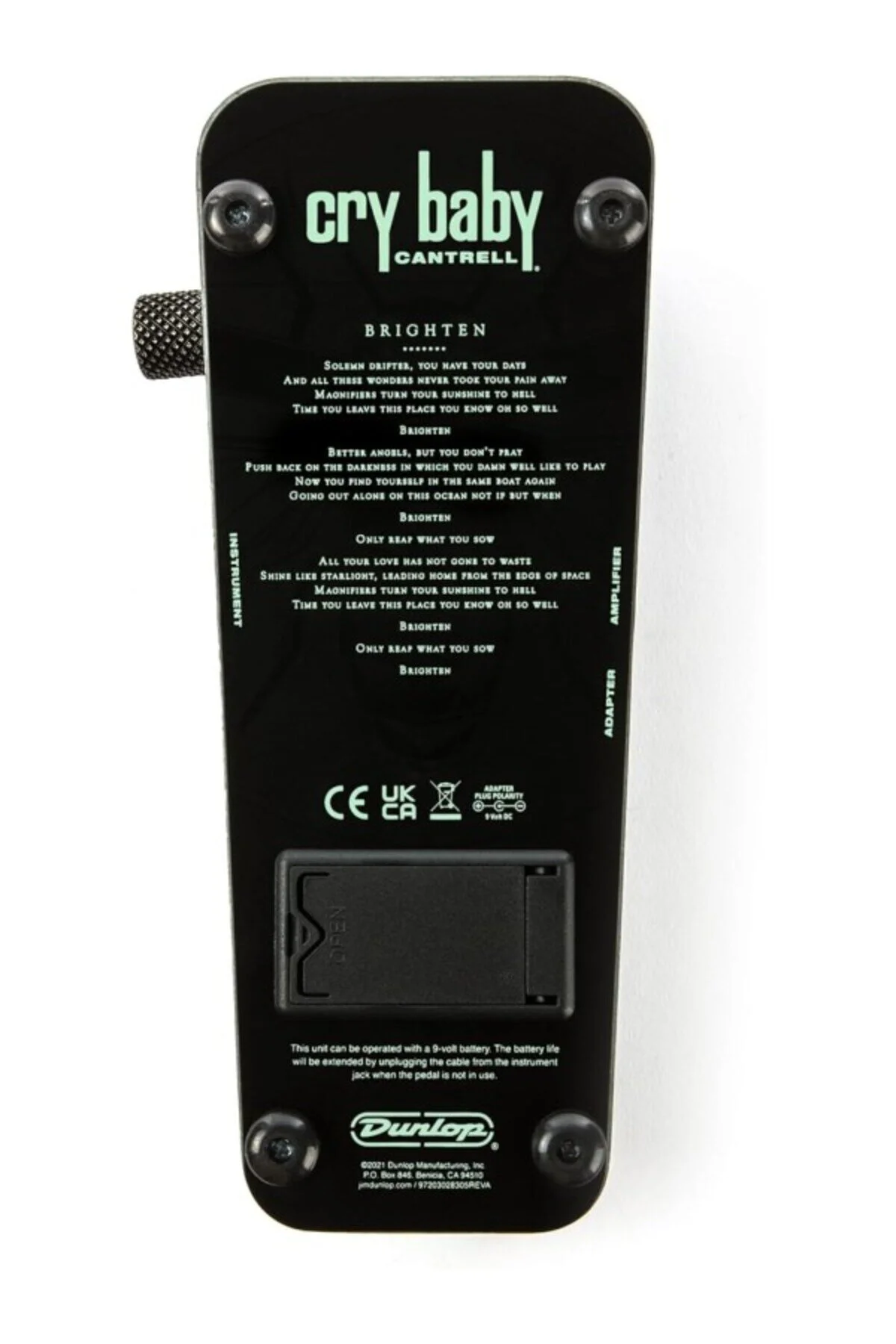 قطعات گیتار جیم دانلوپ JC95FFS CANTRELL FIREFLY STEEL WAH PEDAL ShopZum