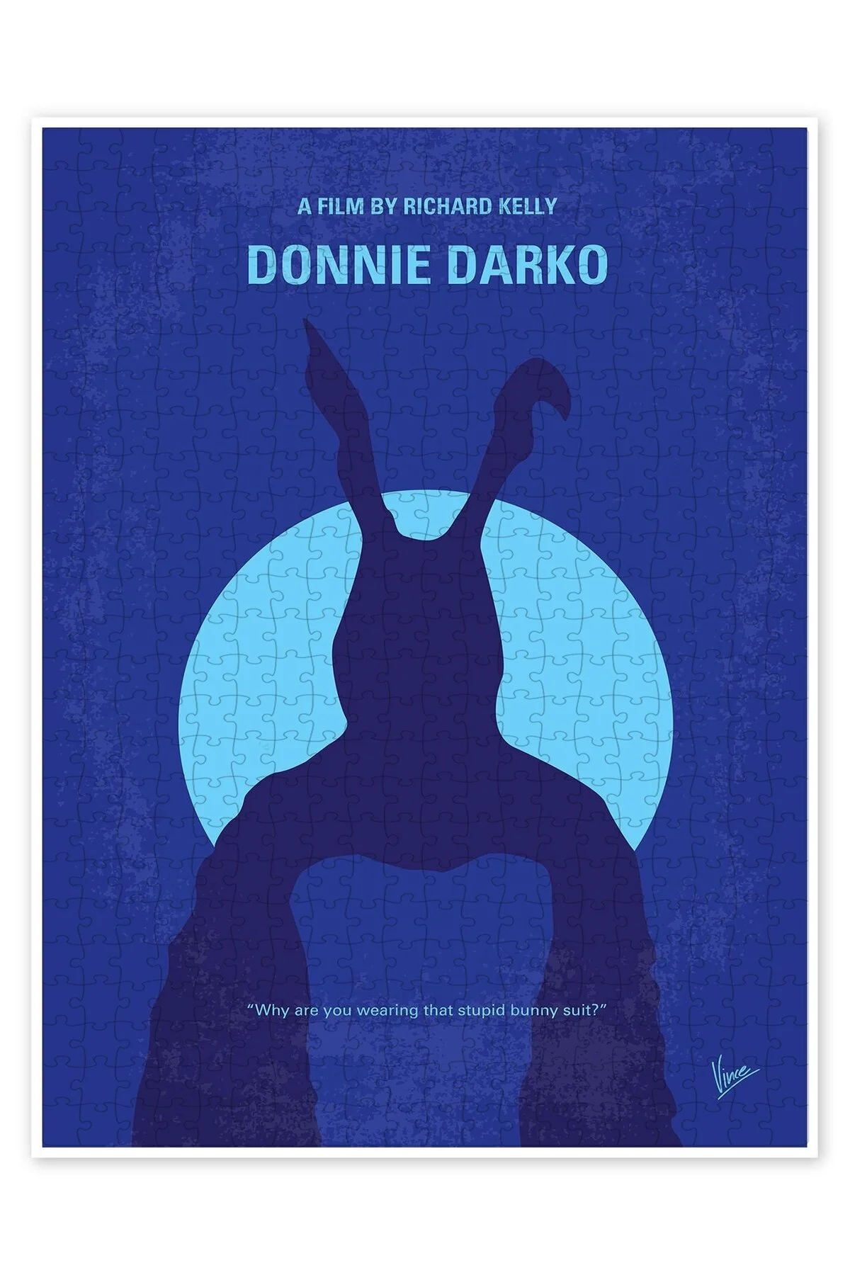 پازل موضوع فیلم کلاسیک اره منبت کاری مویی 500 قطعه DONNIE DARKO از ترکیه Jeronkarji