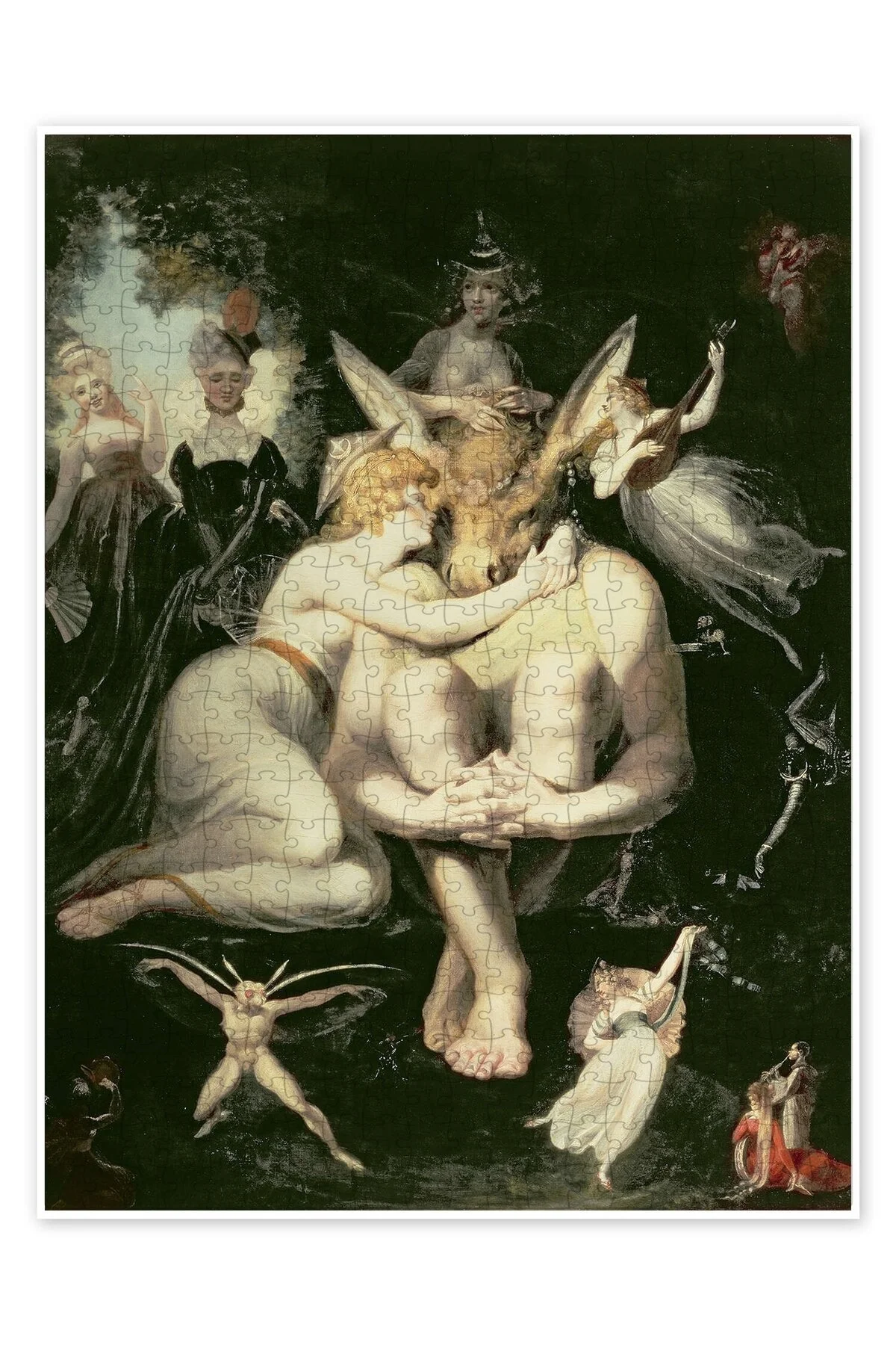 پازل TITANIA AWAKENS 500 PIECE گربه سگ با موضوع طبیعت و حیوانات جنگل از ترکیه Jeronkarji
