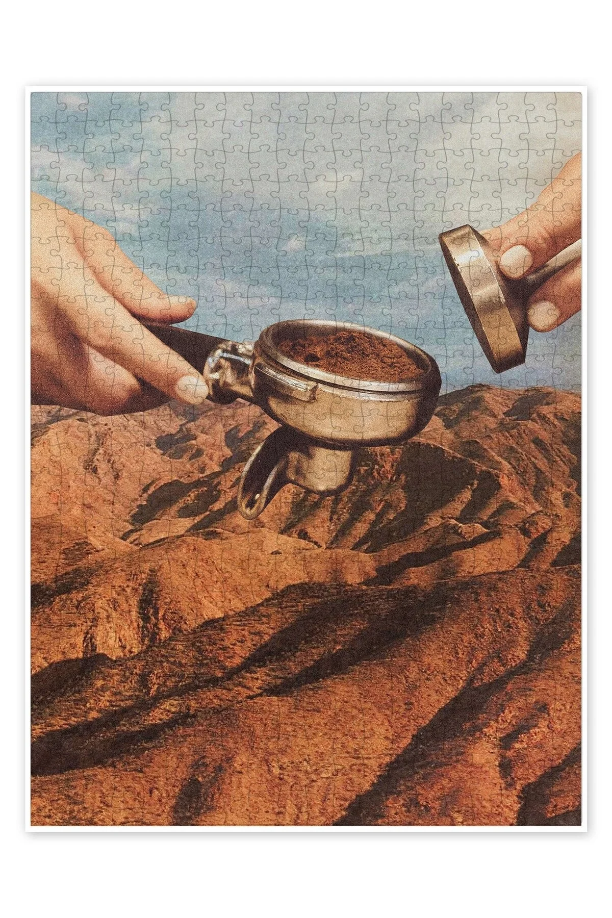 پازل BARISTA COFFEE COUNTY 500 PIECE آشپزخانه اره منبت کاری مویی برای بزرگسالان از ترکیه Jeronkarji