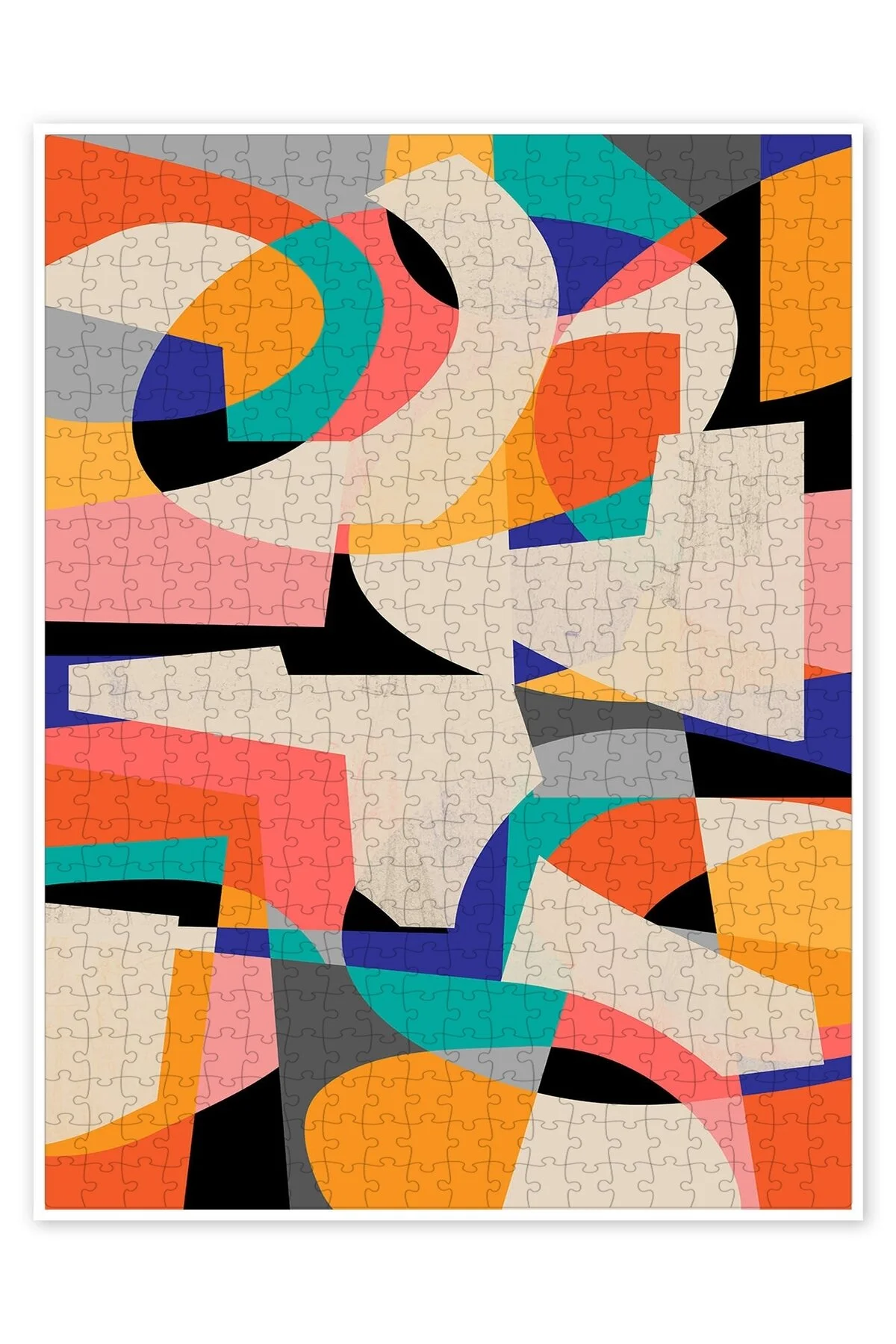پازل COLORSHOT III 01 500 PIECE PUZZLE JIGSAW ART ABSTRACT BOHEMIAN از ترکیه Jeronkarji