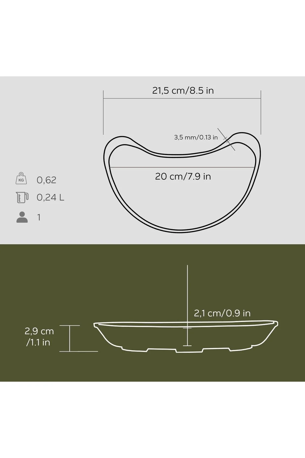 تابه اندازه گیری صفحه نمایش RENASY FAJITA 10X20CM. Lava
