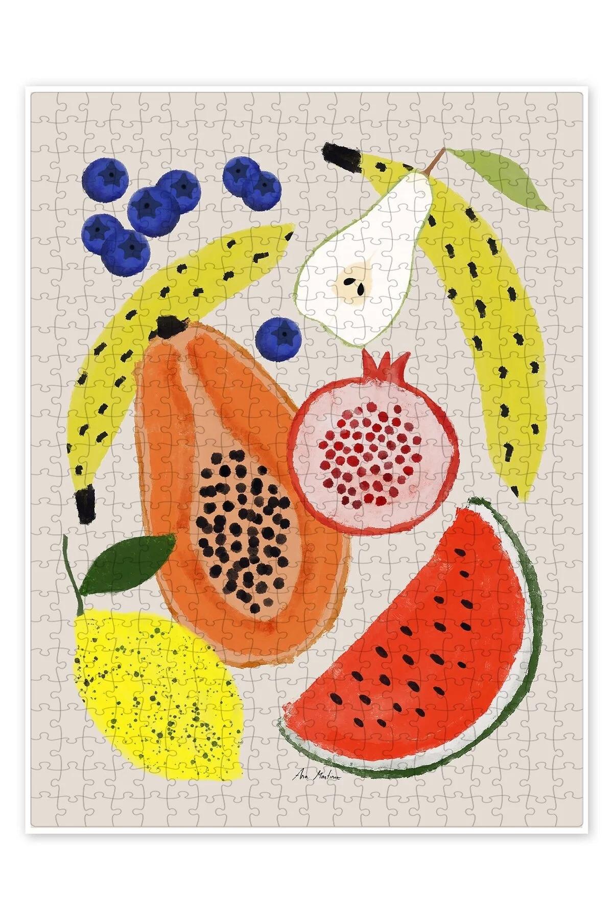 پازل FRUITS 500 PIECE PAUSE PAZALE MEMED برای بزرگسالان از ترکیه Jeronkarji