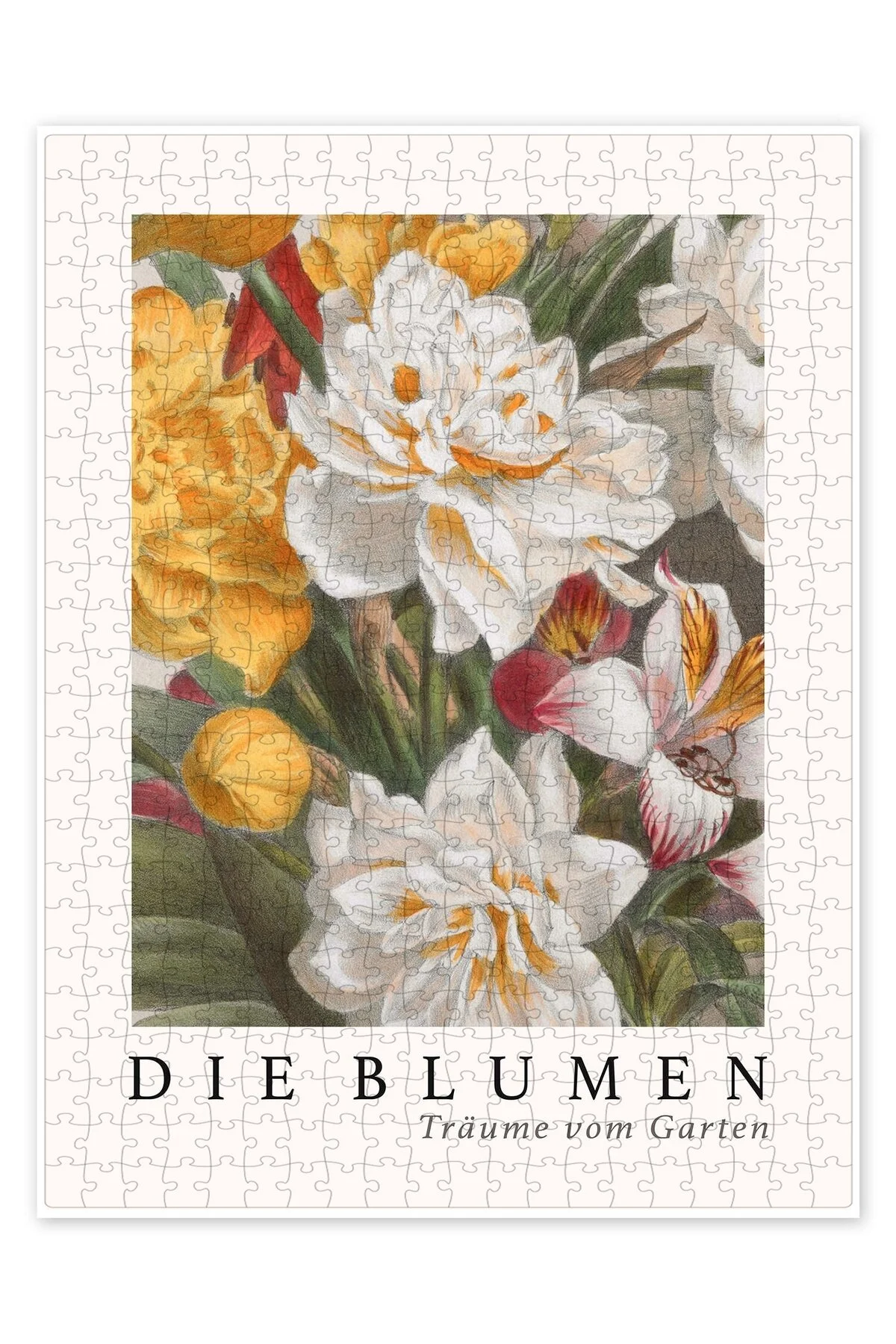 پازل آلبوم VILMORIN THE FLOWERS II آلمانی 500 تکه اره منبت کاری مویی آشپزخانه با موضوع بزرگسالان از ترکیه Jeronkarji