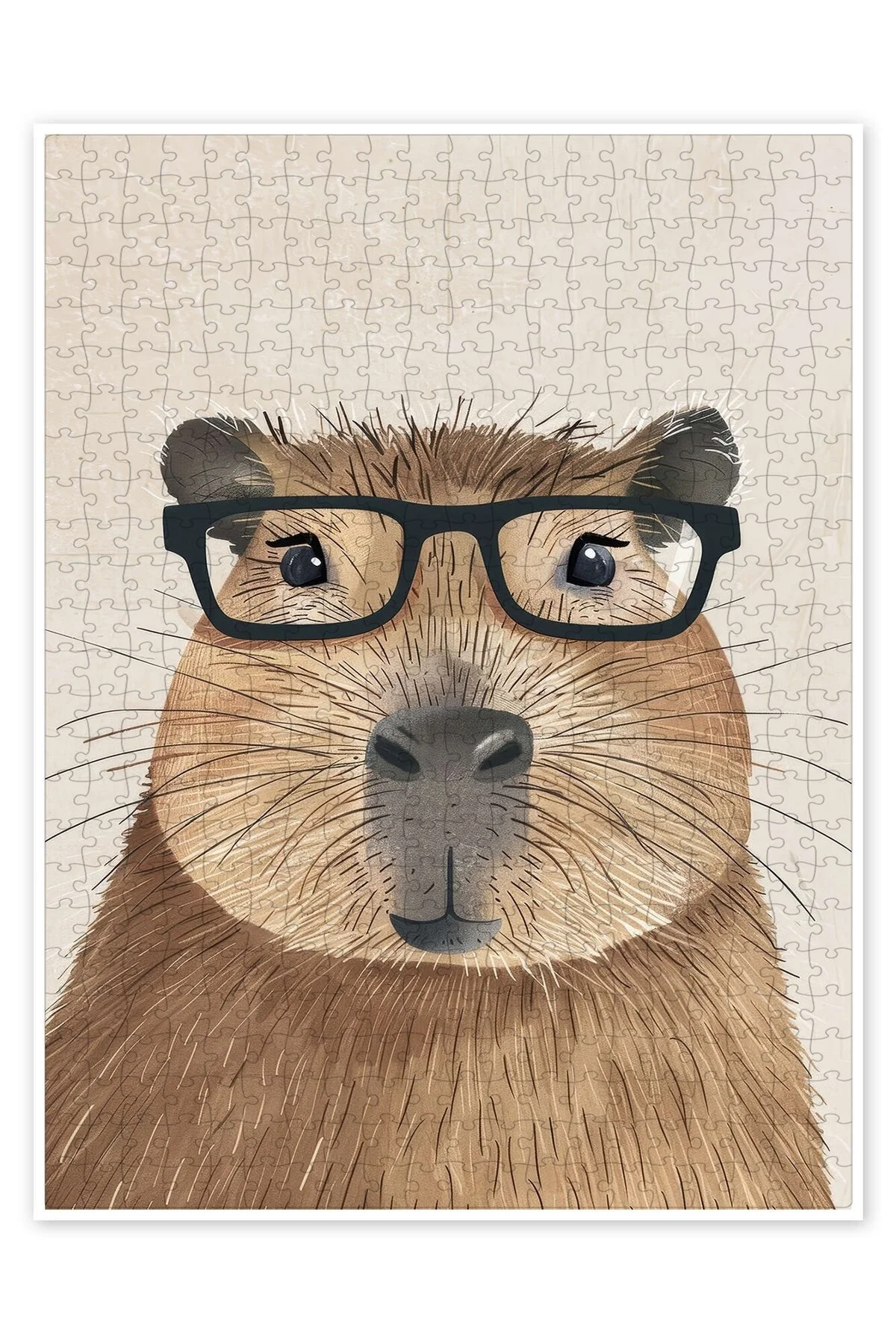 پازل SMART CAPYBARA 500 PIECE گربه سگ با موضوع طبیعت و حیوانات جنگل از ترکیه Jeronkarji