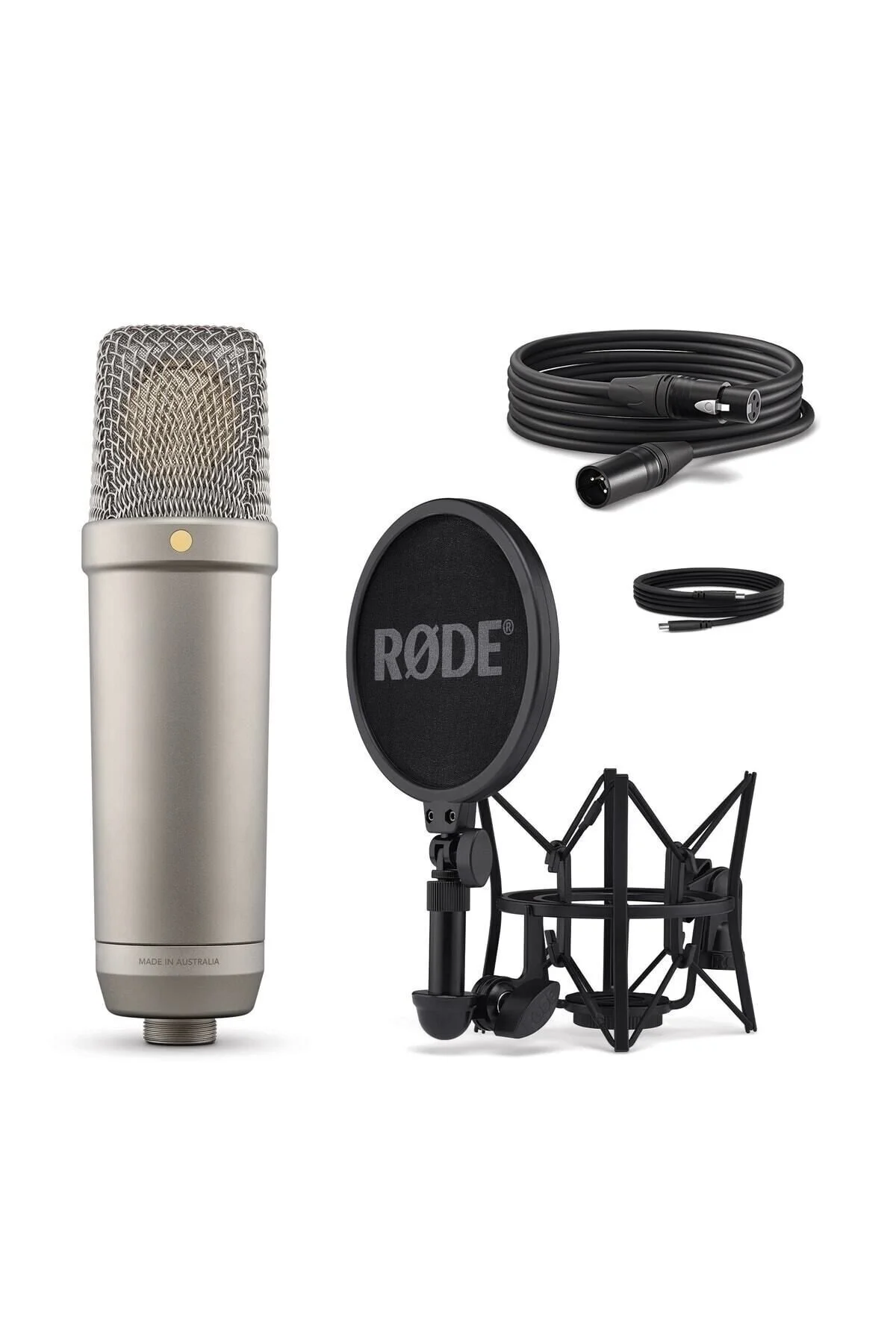 میکروفون و لوازم جانبی NT1 5TH | کندانسور USB XLR پشتیبانی شده DSP 5.NESIL نقره Rode