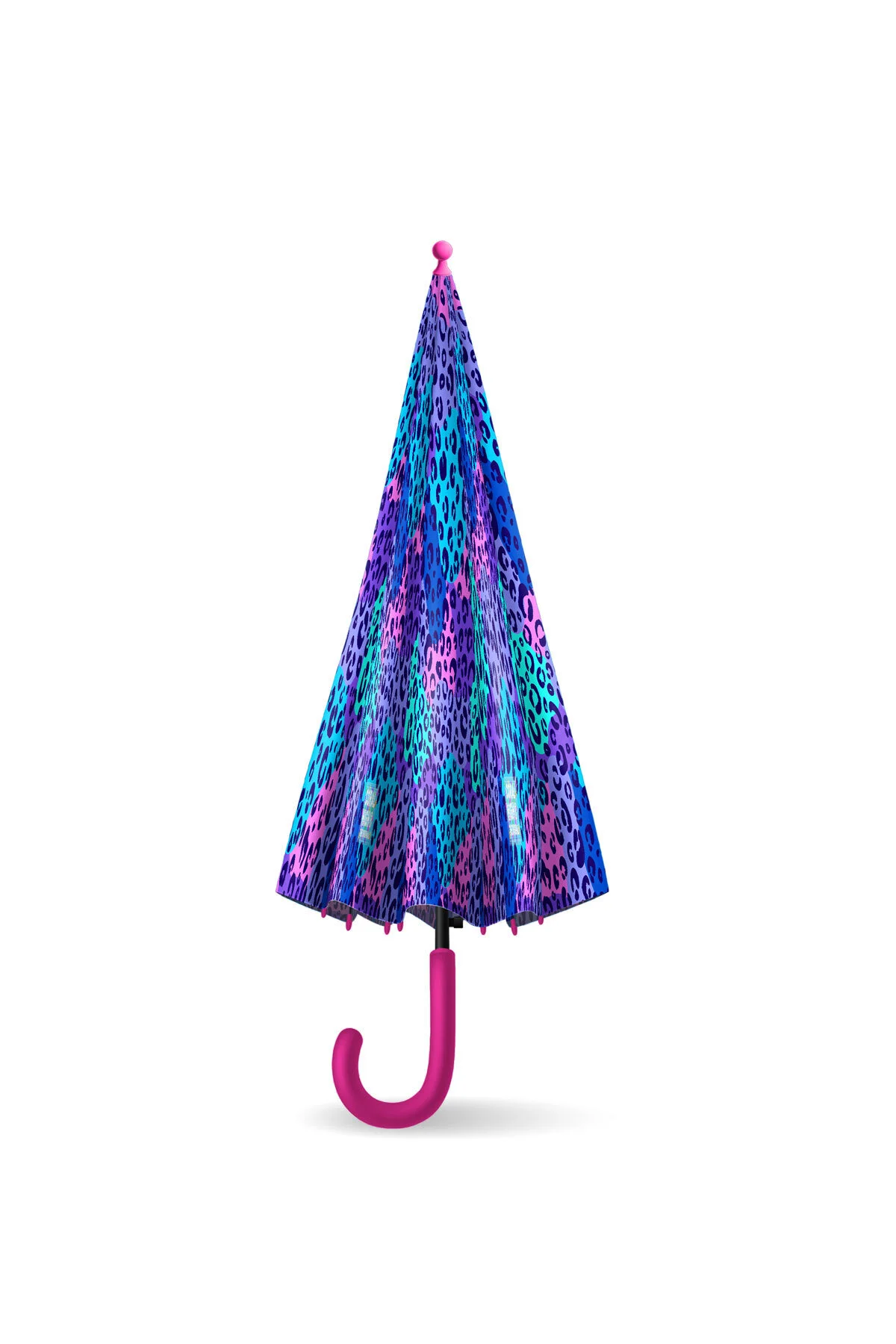 چتر بچه گانه بنفش طرح پلنگ 12666 Coral High